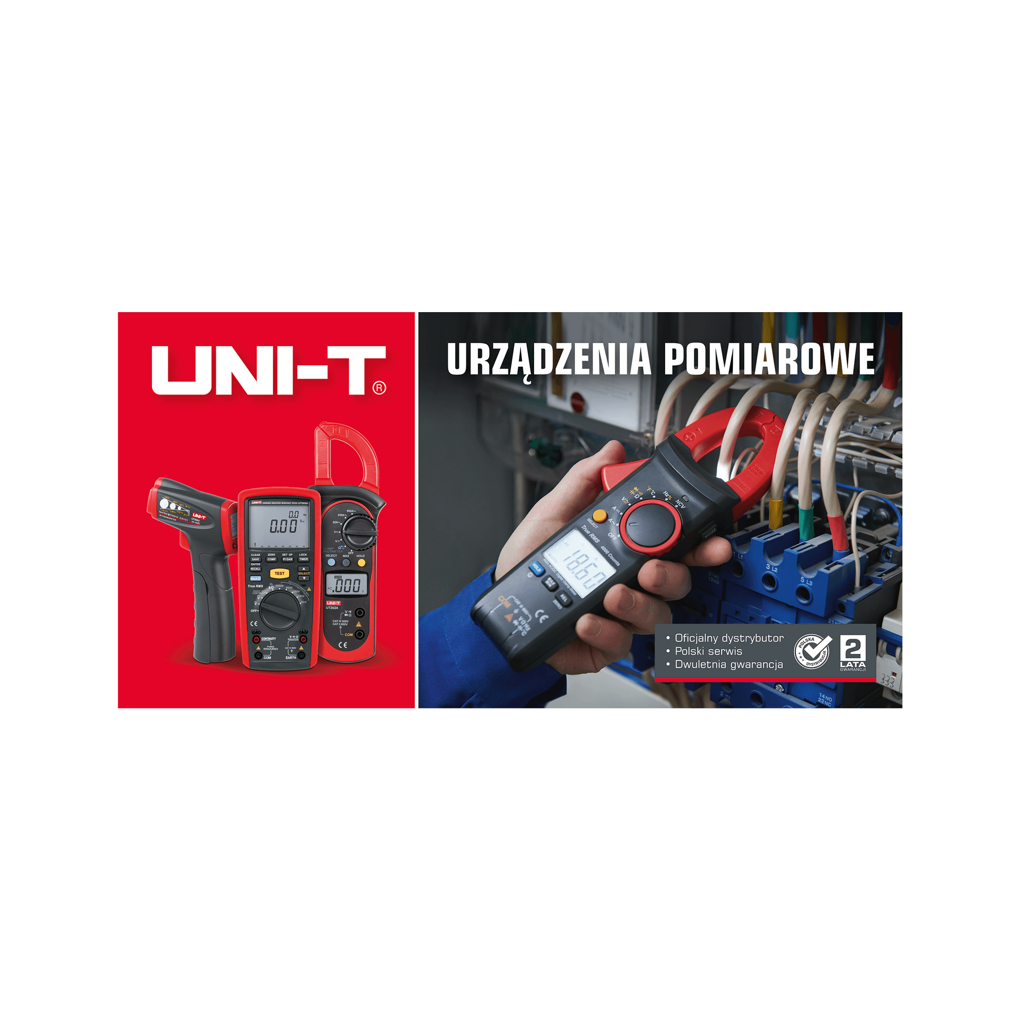 Uni- T baneris - Matavimo įranga (200 x 100 cm)