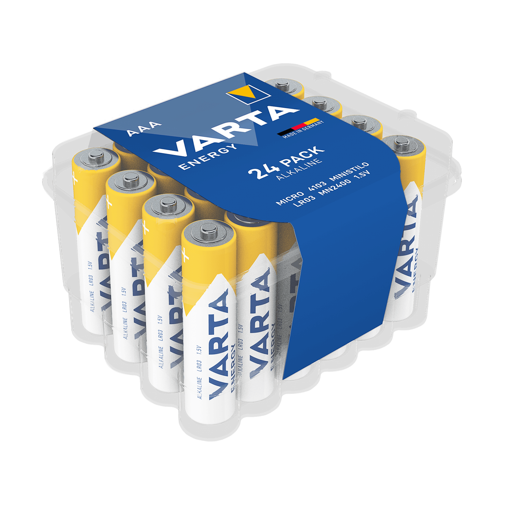 Alkaninė baterija VARTA LR03 Energy 24vnt. / box