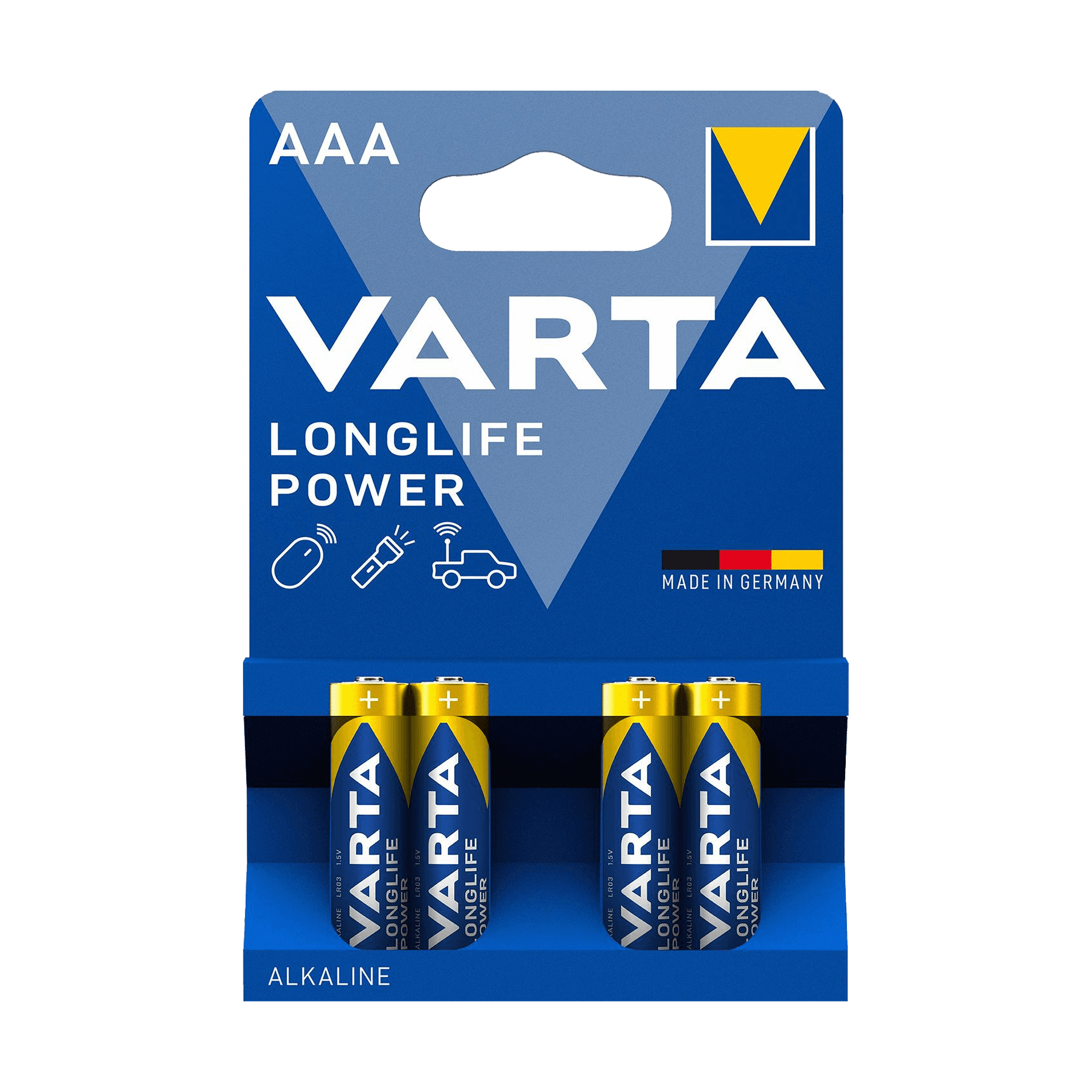 VATA LR03 LONGLIFE 4pc / Bl šarminė baterija.