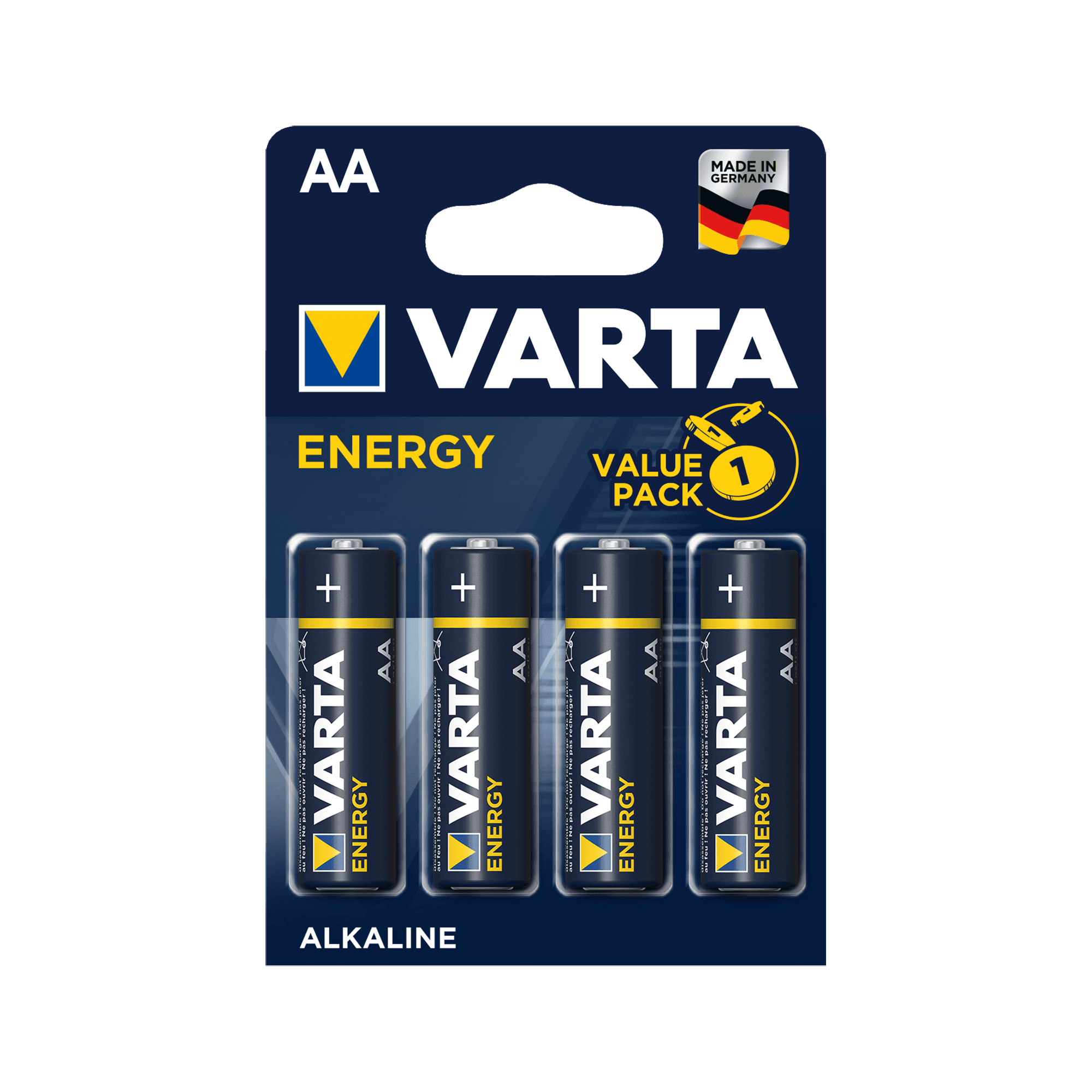 VARTA LR06 ENERGY 4pc / bl šarminė baterija.