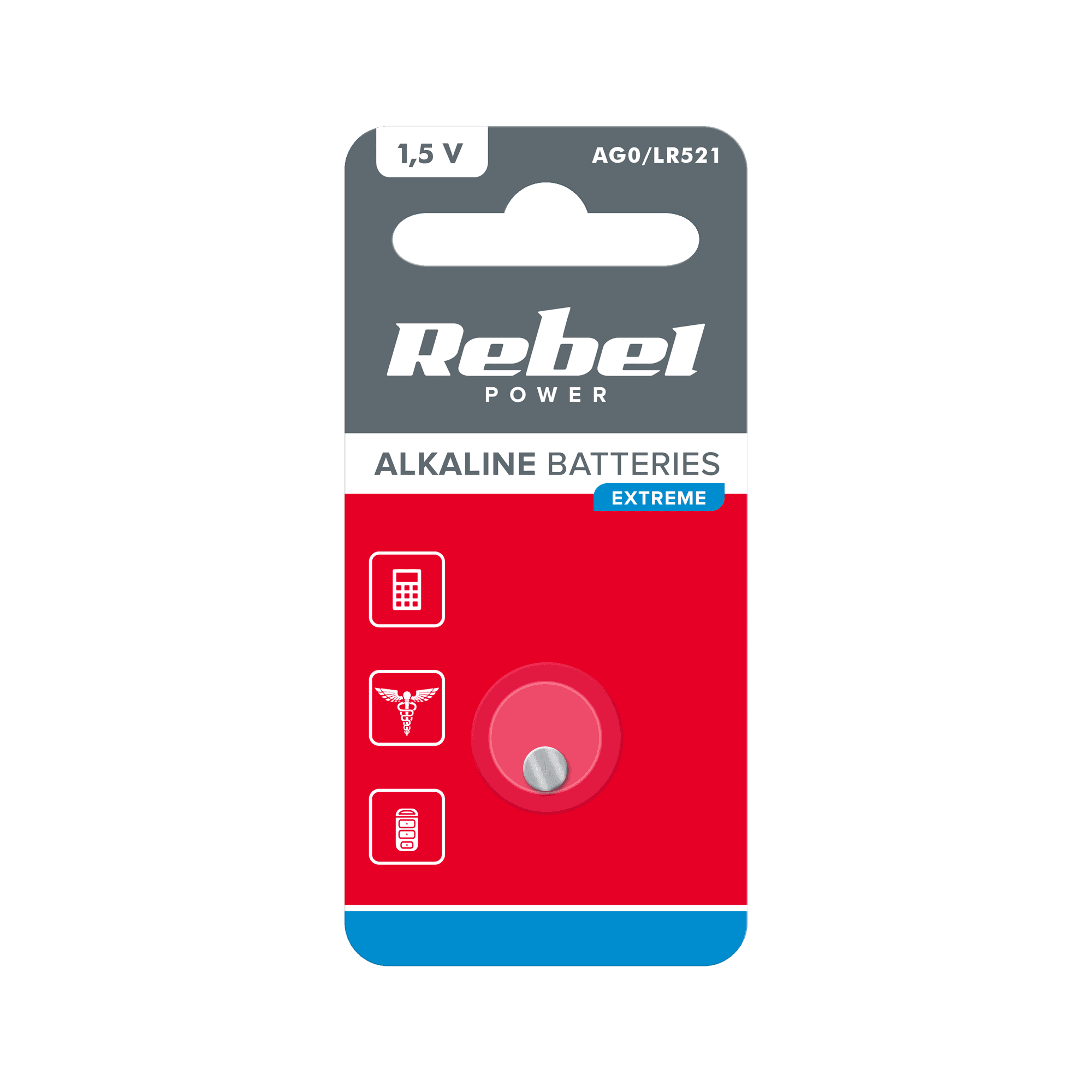 Baterija REBEL EXTREME AG0 1pc / blast.