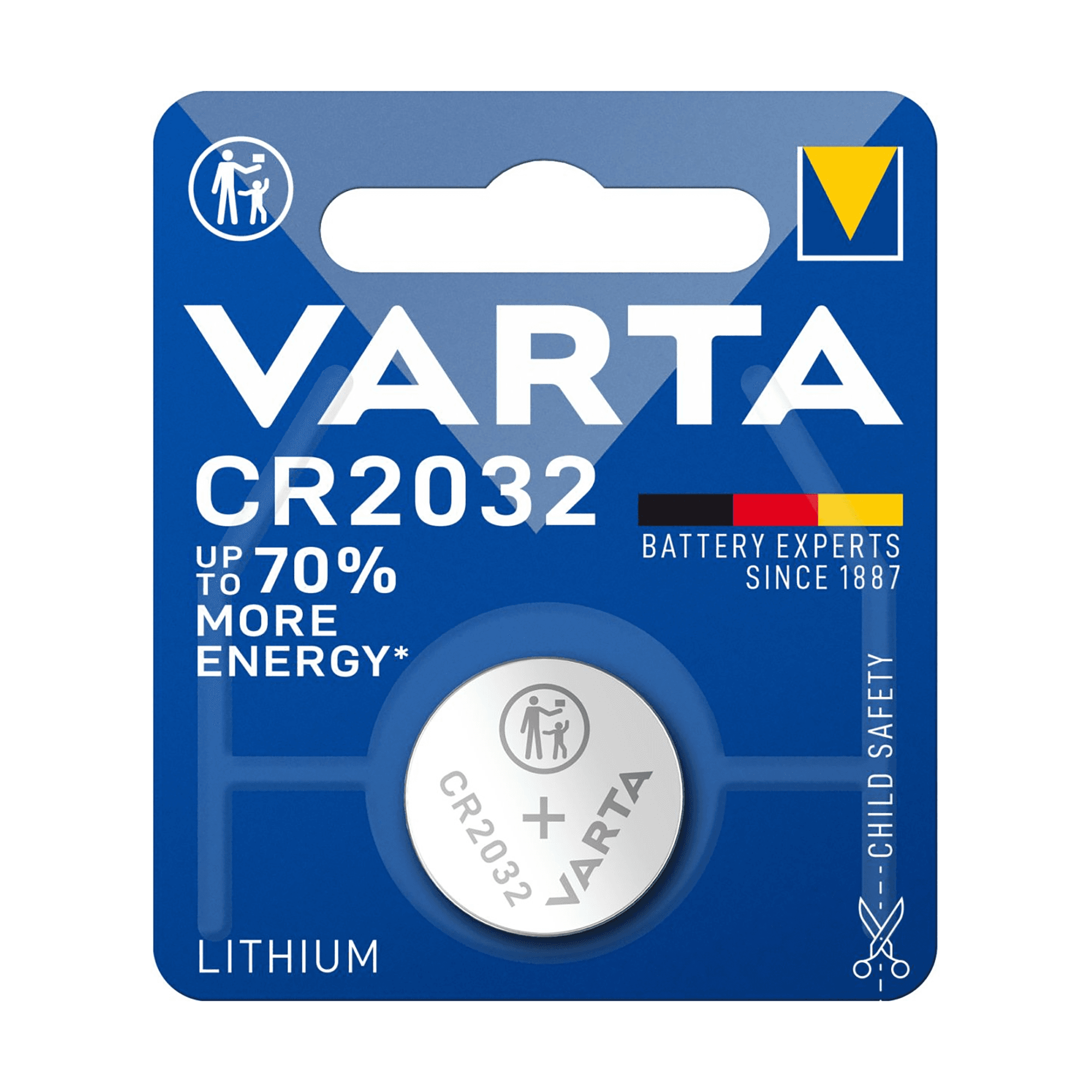 VARTA CR2032 1pc / sąrašo baterija.