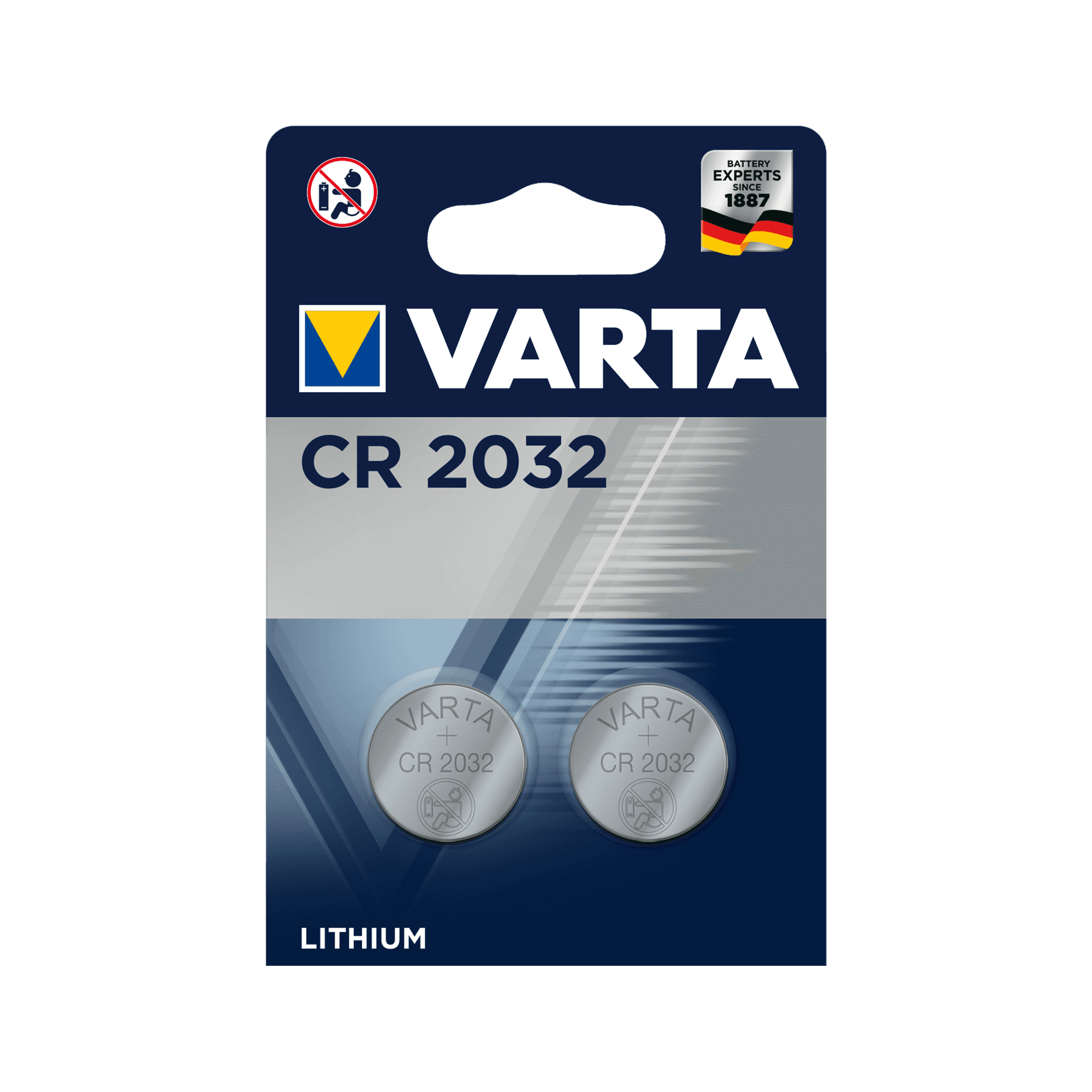 VARTA CR2032 2pc / Bl akumuliatorius.