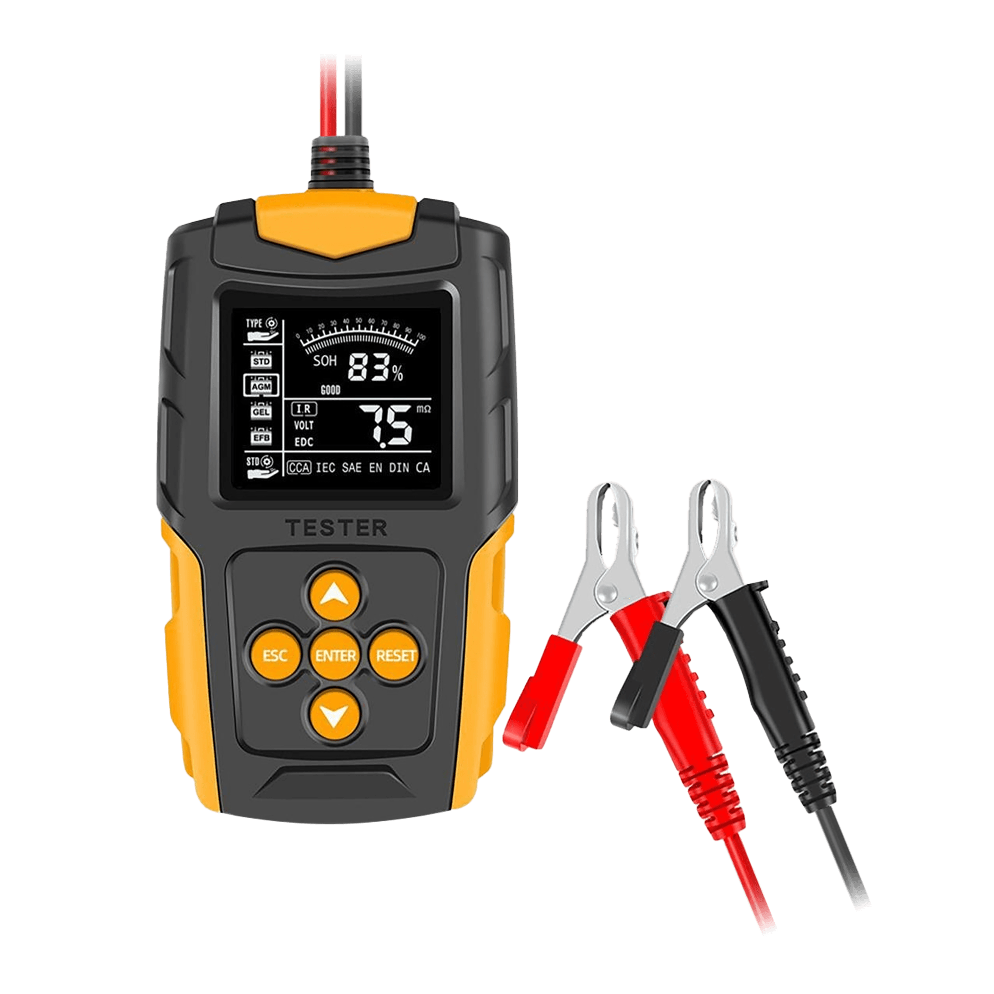 Cyfrowy tester akumulatorów 12/24V E6150