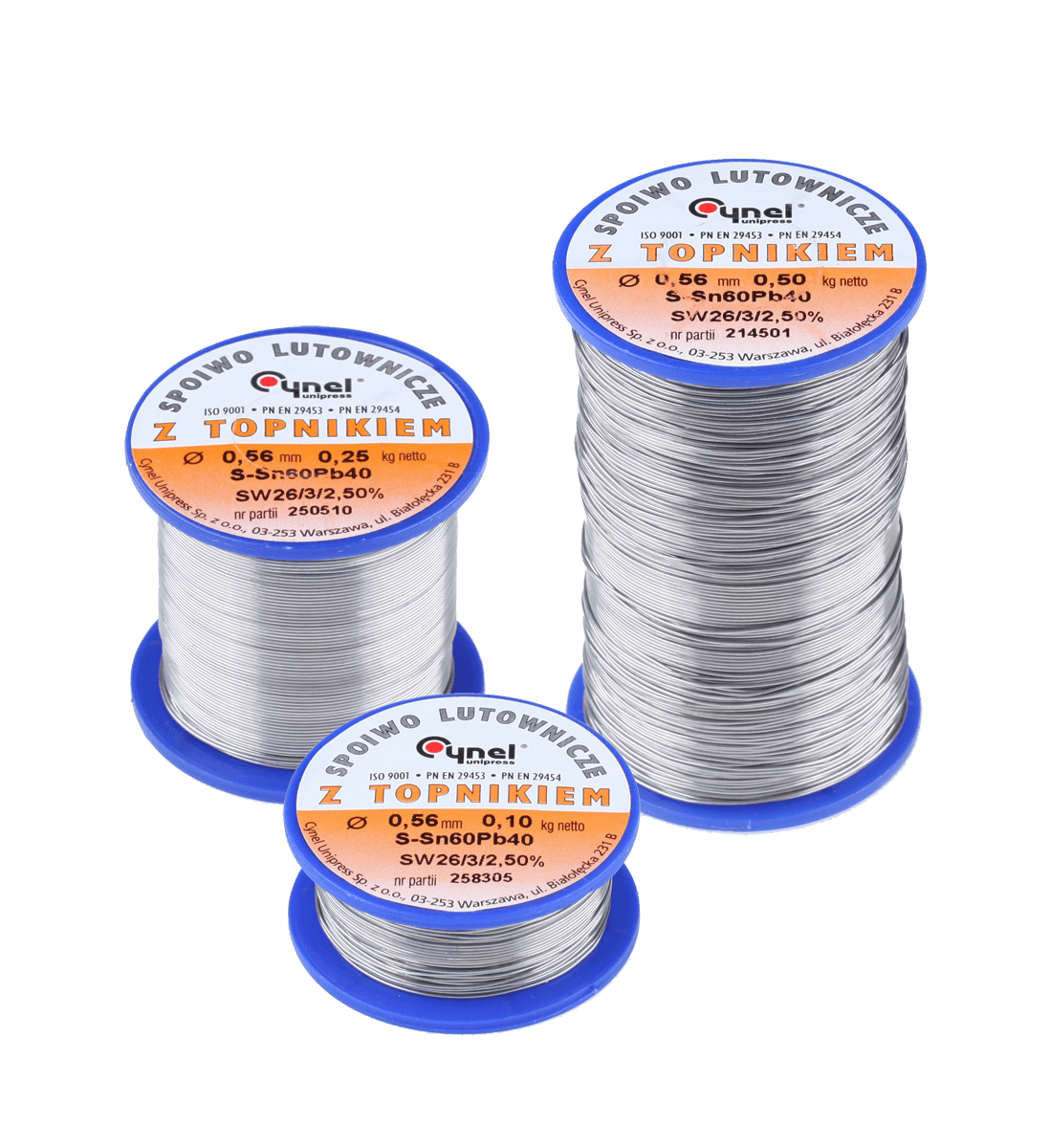 Cyna 0.25mm/250g Sn60Pb40 CYNEL