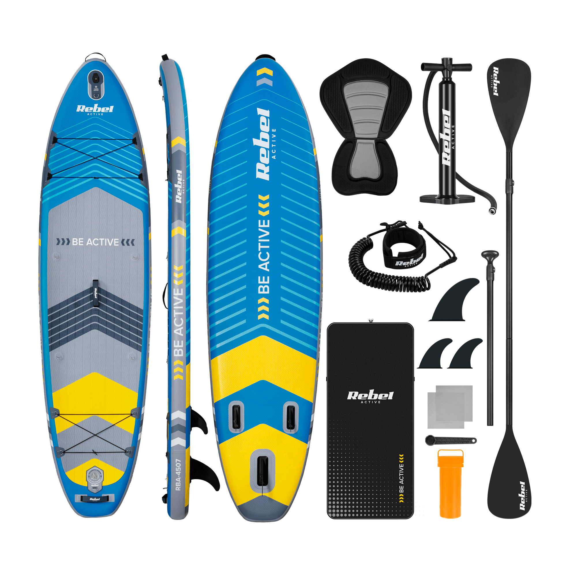 Deska SUP REBEL ACTIVE RBA-4507 - niebieska