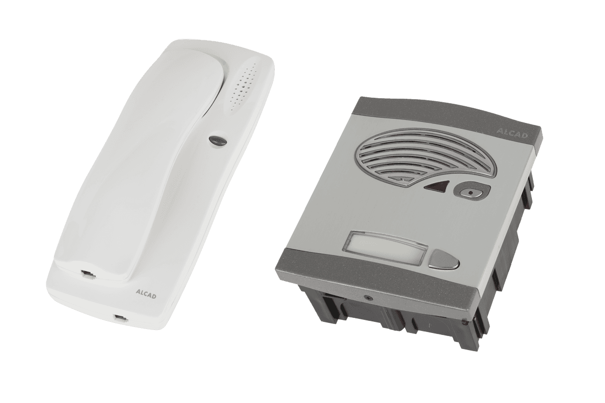 Domofon pojedynczy (komplet z zamkiem) KAS-47001 ALCAD