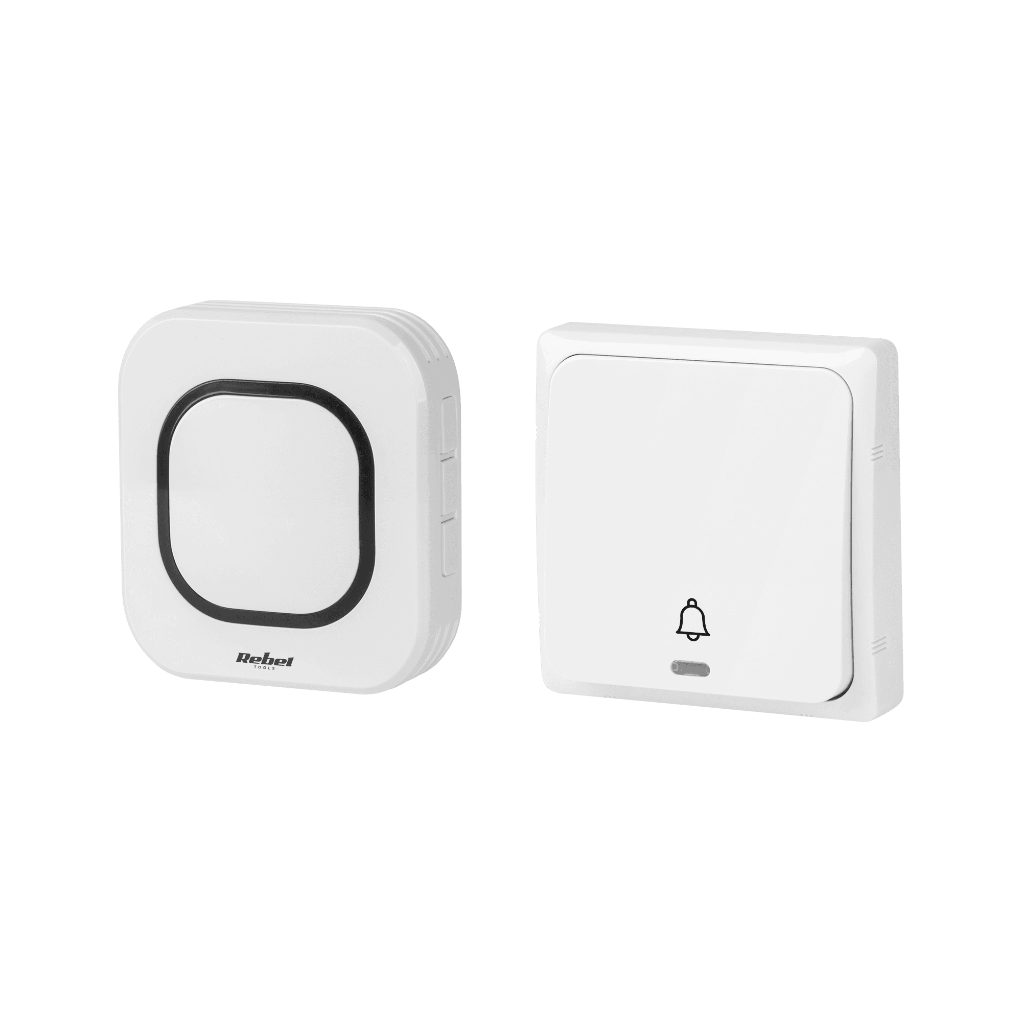 Belaidis durų skambutis (su 230V kištuku) - 58 metrai