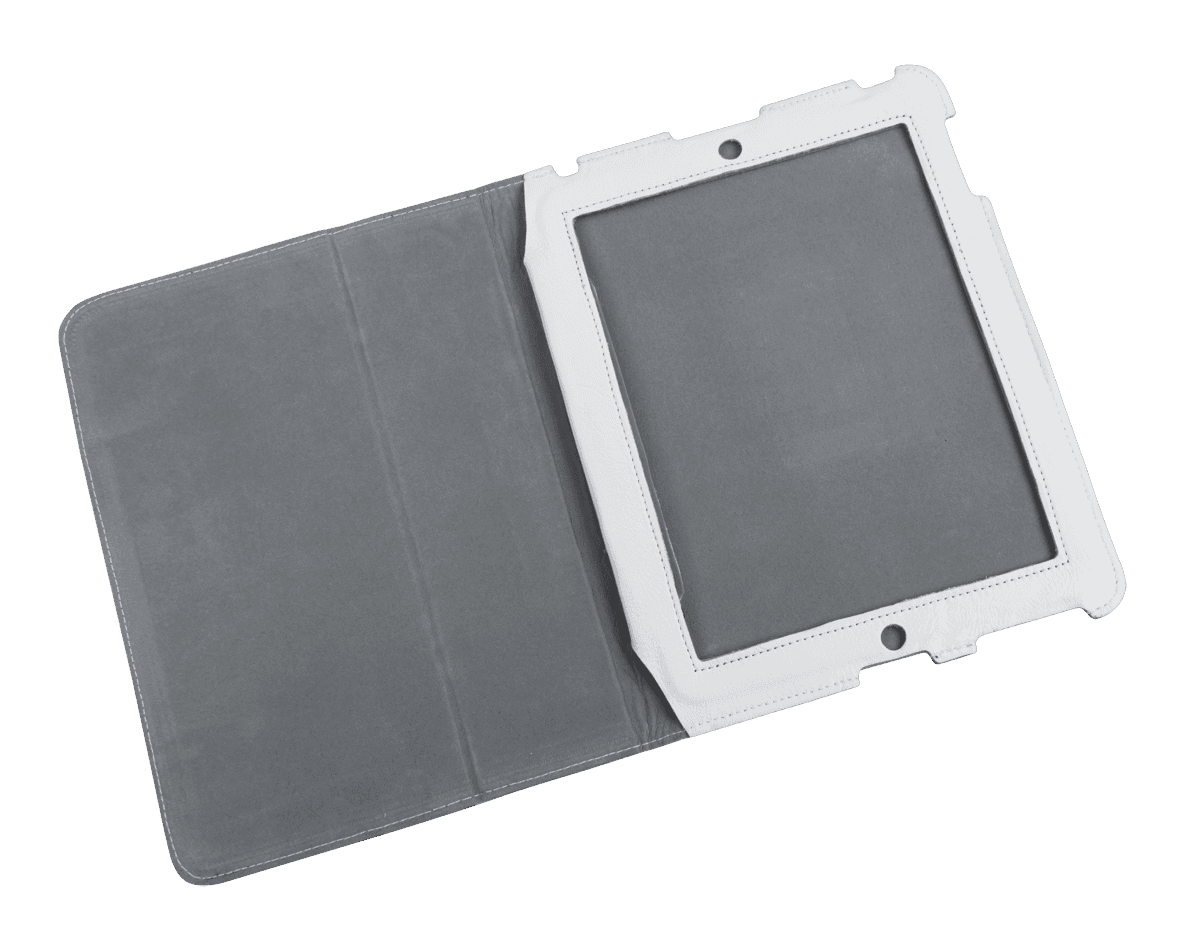 Dėklas skirtas Apple iPad 3 baltos odos