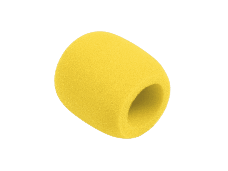 Gąbka mikrofonowa żółta