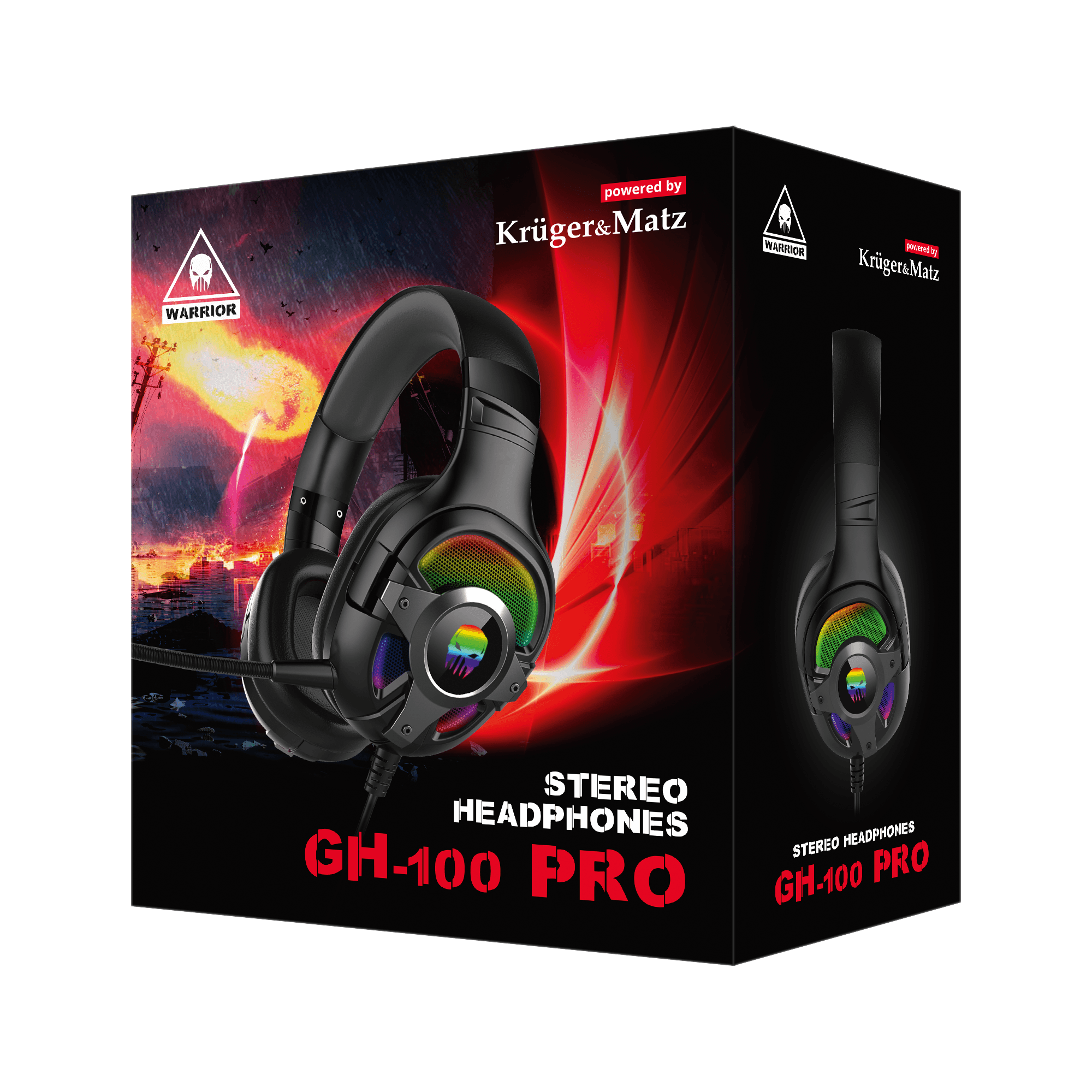 Gamingowe słuchawki nauszne Kruger&Matz Warrior GH-100 PRO