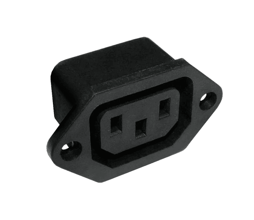 Gniazdo AC 3PIN montaż komput. Cabletech