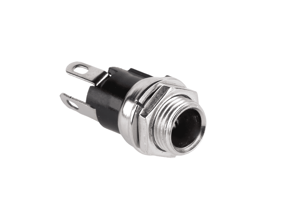 Nuolatinės srovės lizdas su jungtimi 2.5 / 5.5