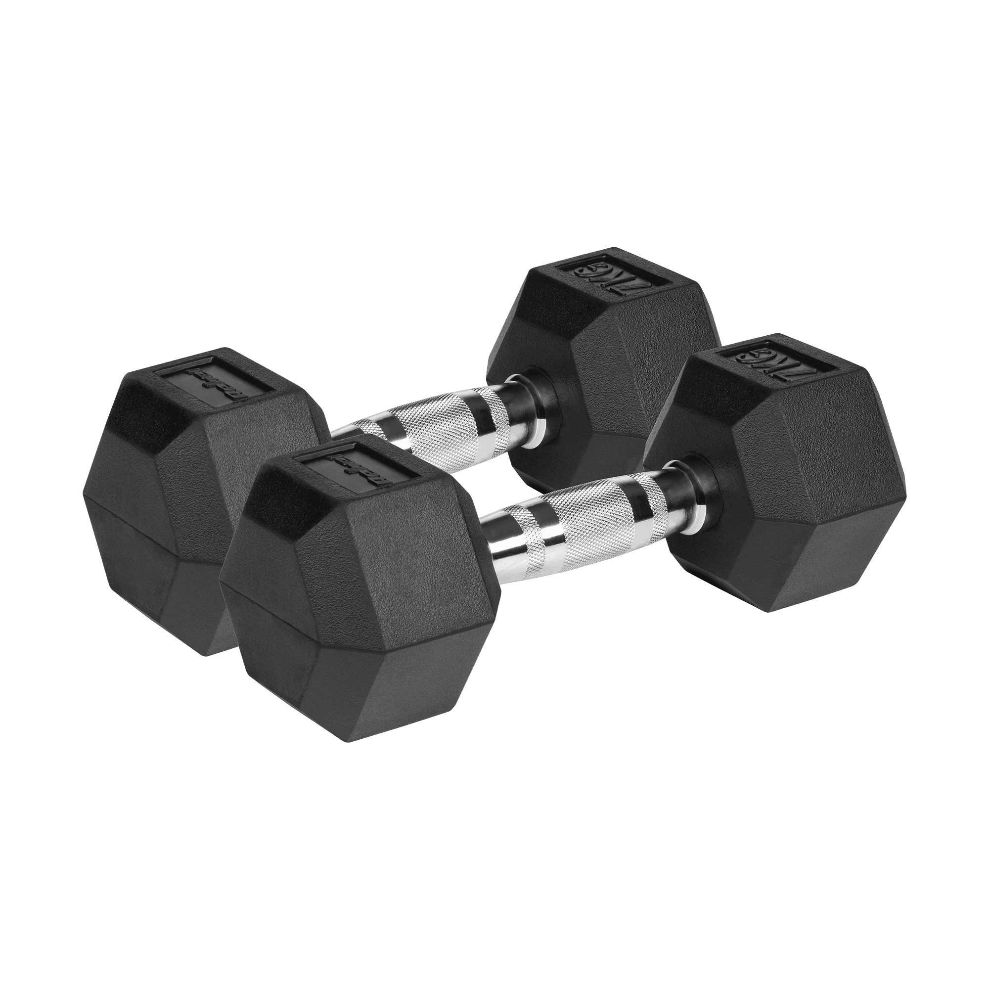 Hantle żeliwne gumowane HEX 2x7 kg REBEL ACTIVE