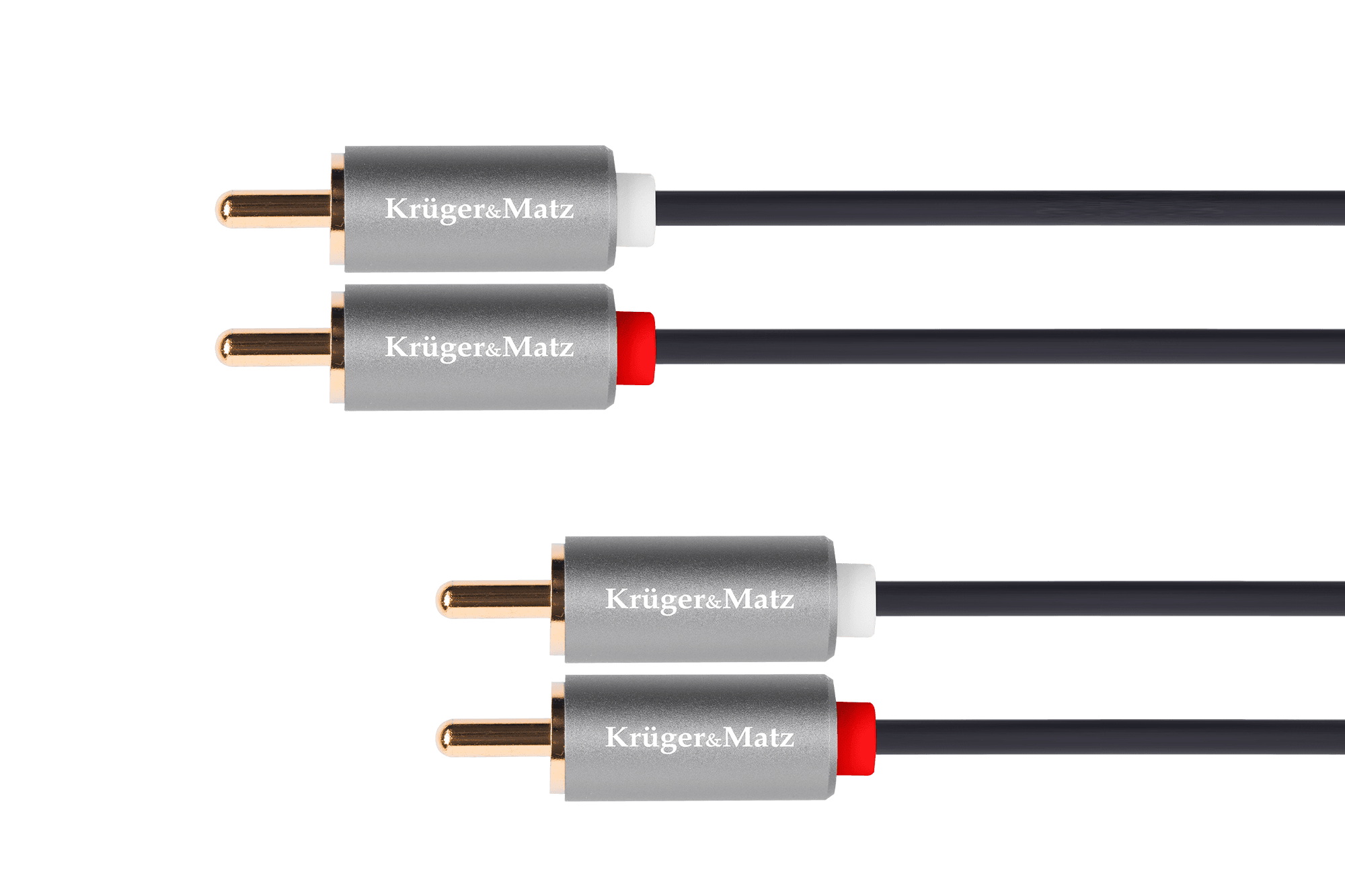 Kabelis 2RCA- 2RCA 3m Kruger & amp; Matz Basic
