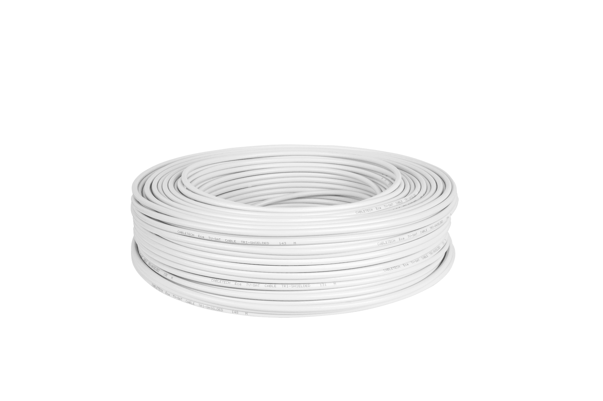 Kabel CABLETECH TV-SAT CU + podwójny ekran 150m/k.