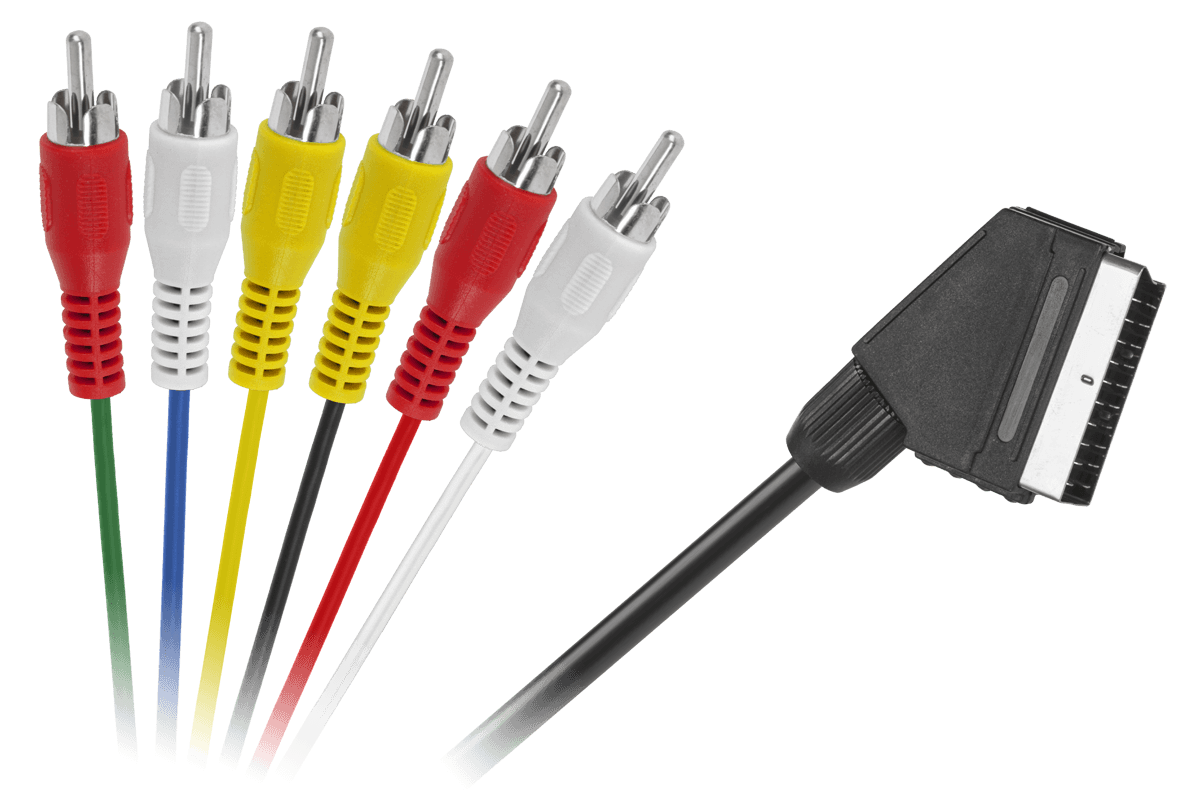 Kabel EURO - 6 x RCA 1,2m