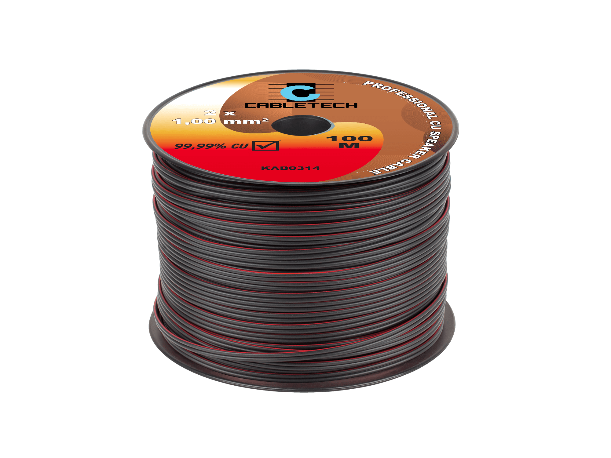 Kabel głośnikowy 1,0mm czarny