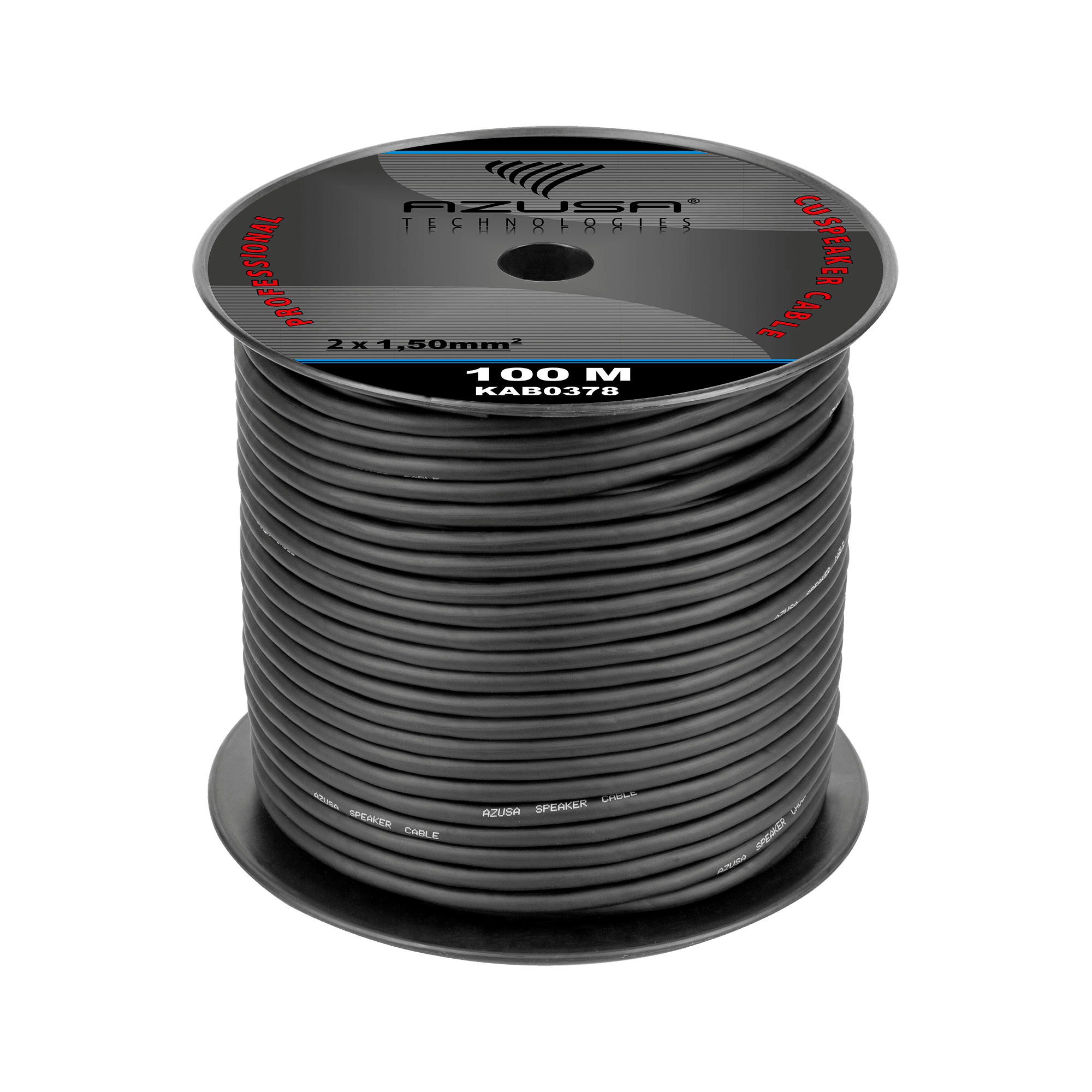 Kabel głośnikowy okrągły AZUSA 1.5mm + bawełna