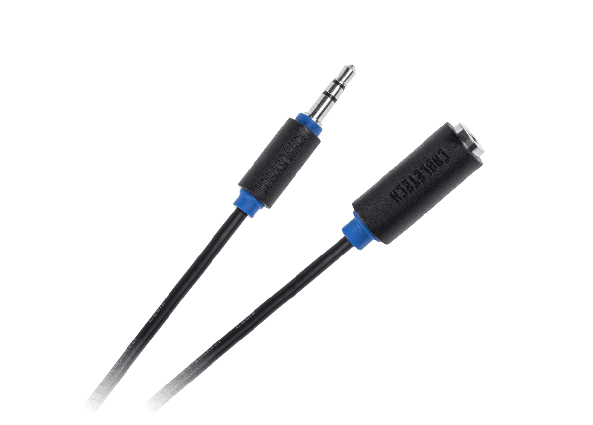 Kabel JACK 3.5 wtyk-gniazdo 1.8m Cabletech standard