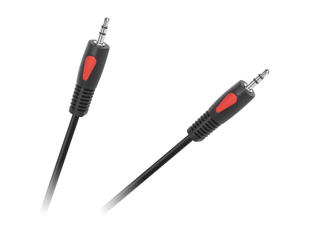Kabel jack 3.5 wtyk-wtyk 1.0m Cabletech Eco-Line