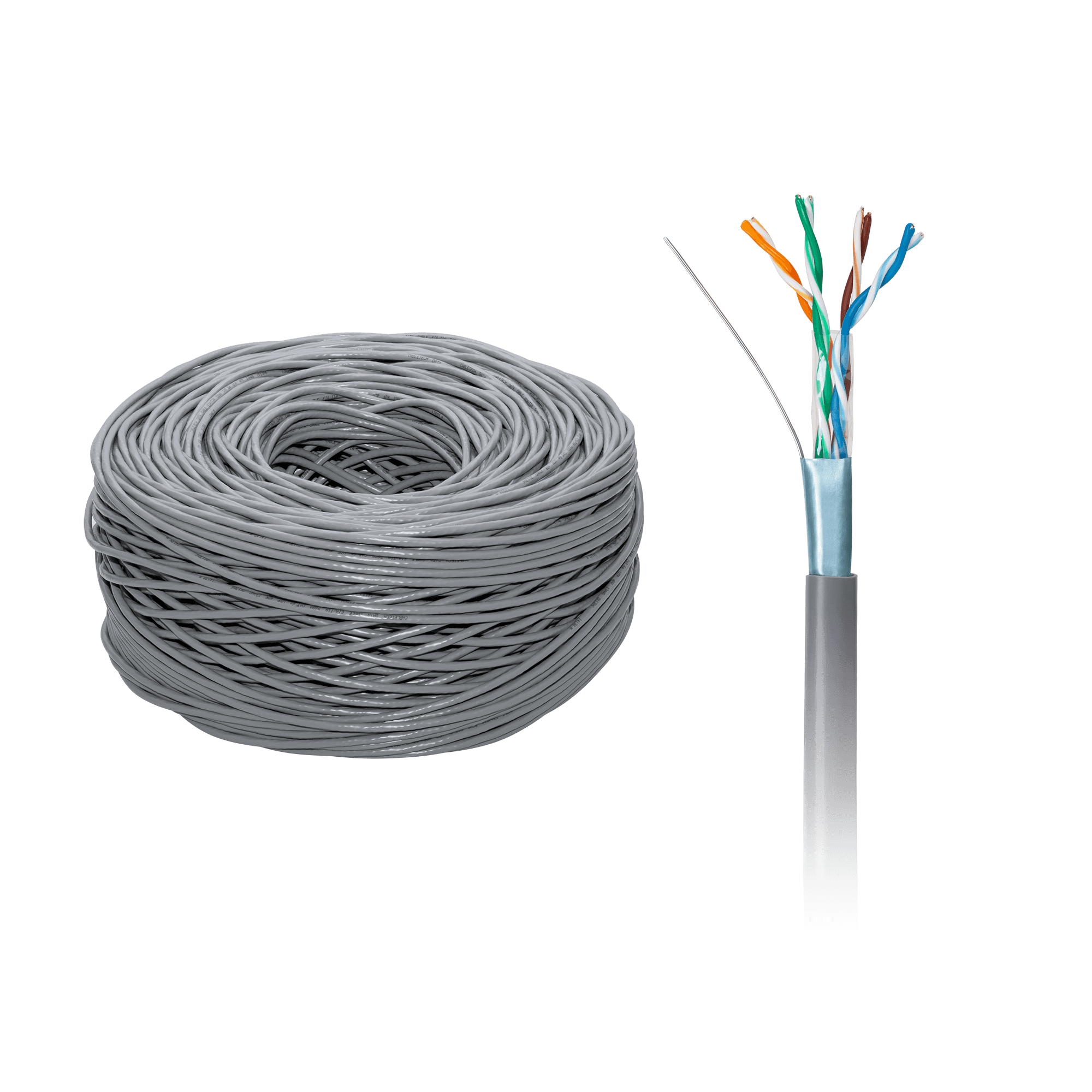 Kabel komputerowy miedziany FTP Cat5e CABLETECH