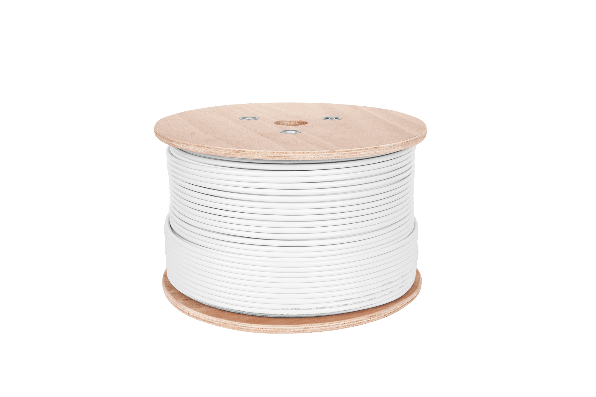Kabel koncentryczny F690BV.A biały szpula 305m