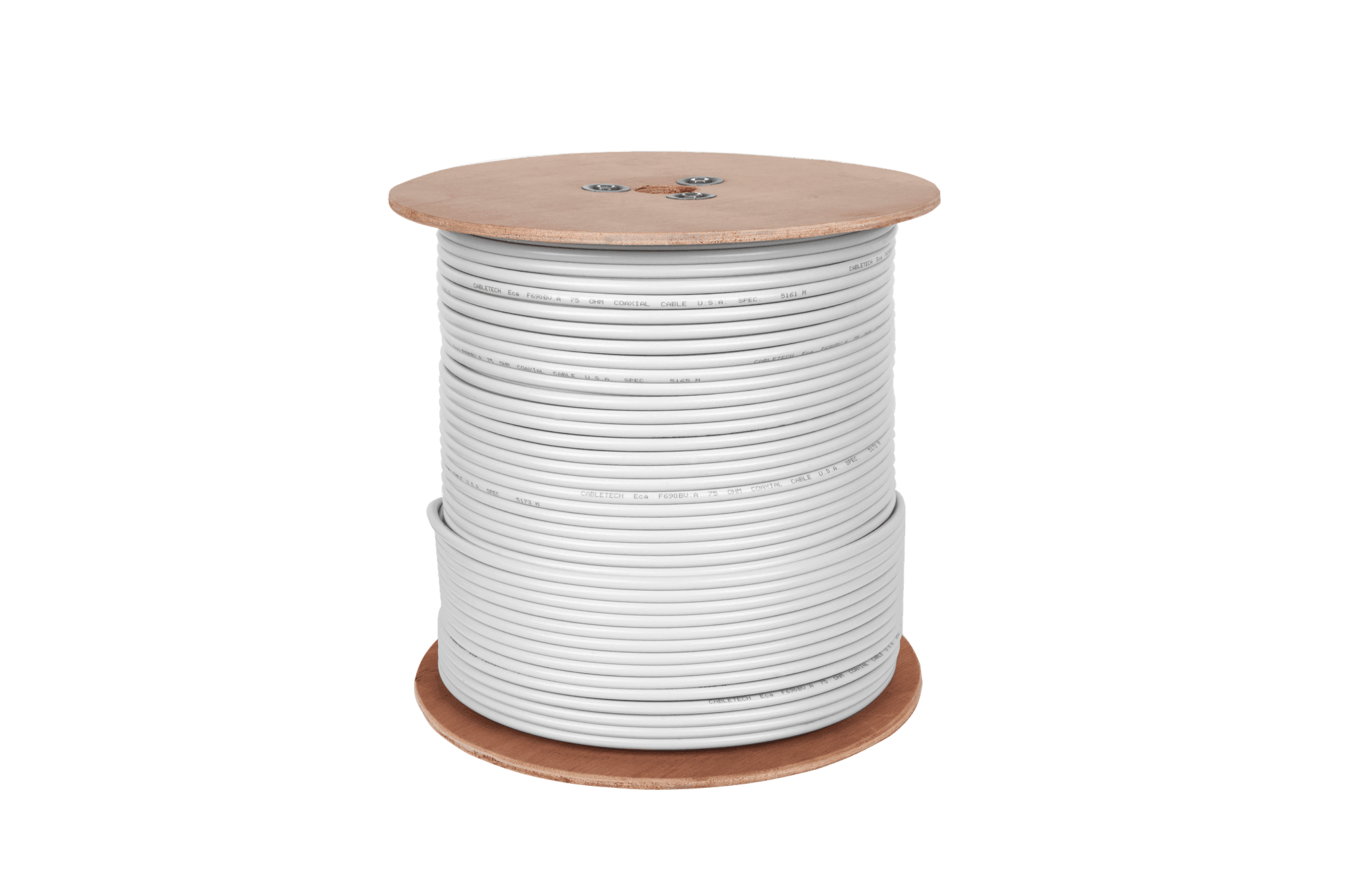 Kabel koncentryczny F690BV A biały szpula 305m