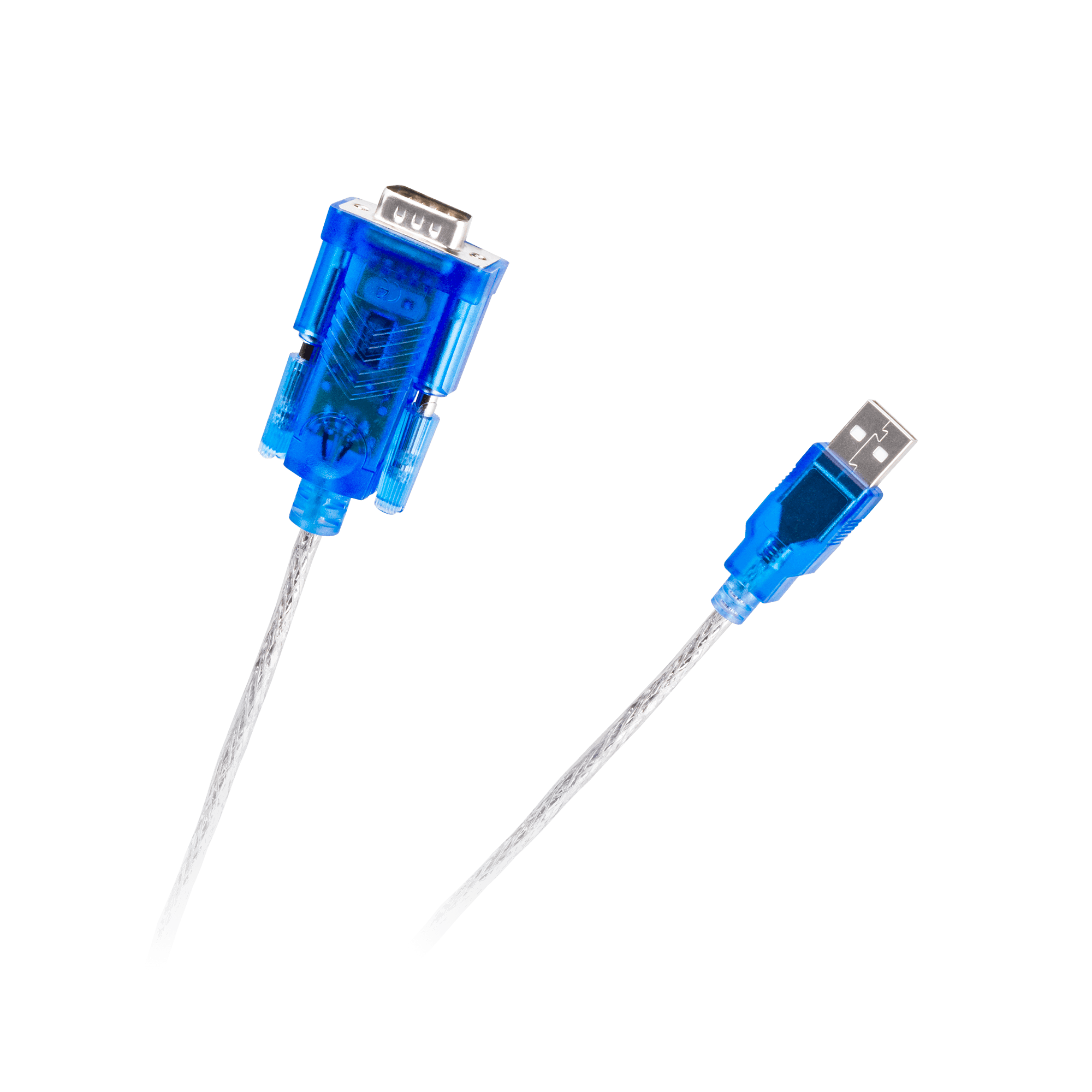 Kabel konwerter USB 2.0 - RS232 (DB9M)