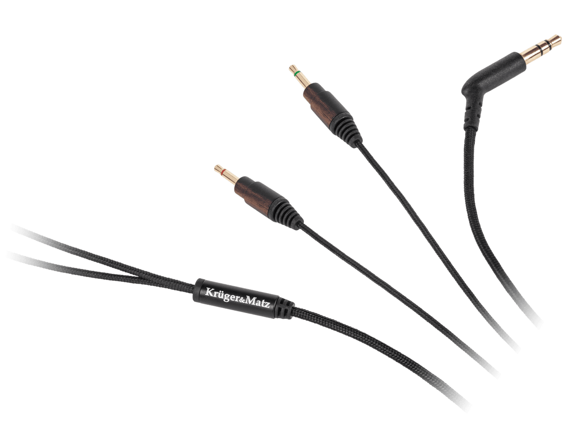 Kabel nylonowy do słuchawek Kruger&Matz