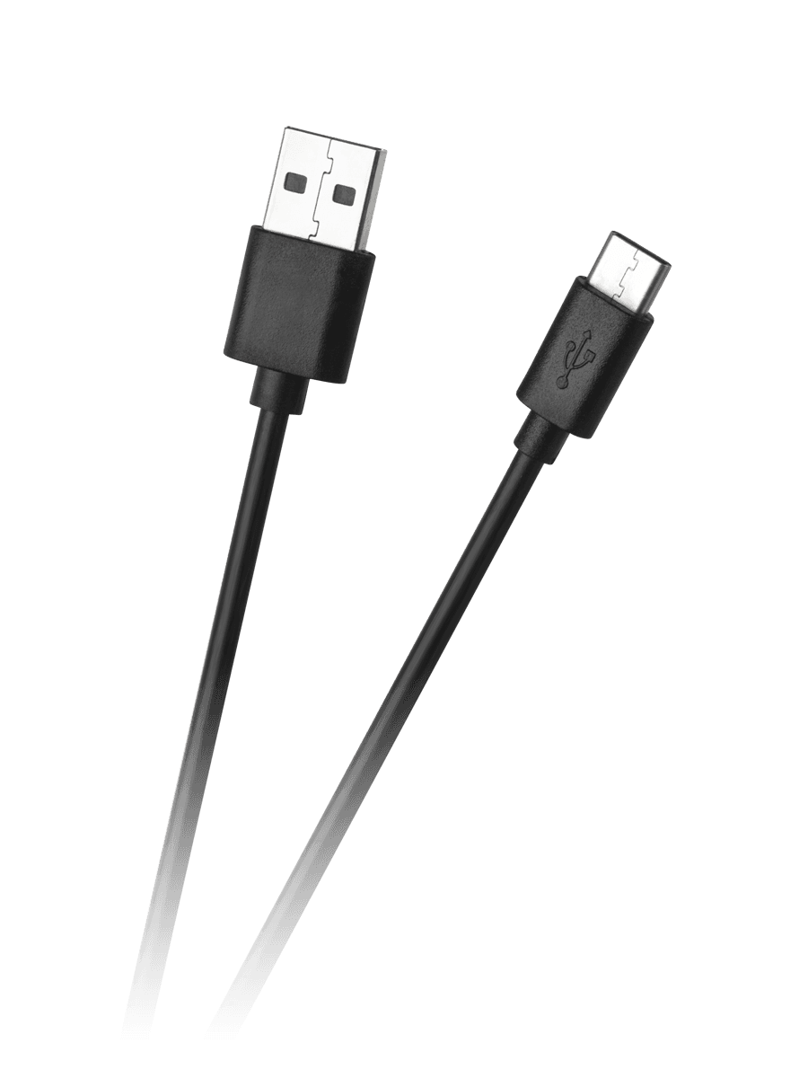 USB kabelis - USB tipas C 1m Black