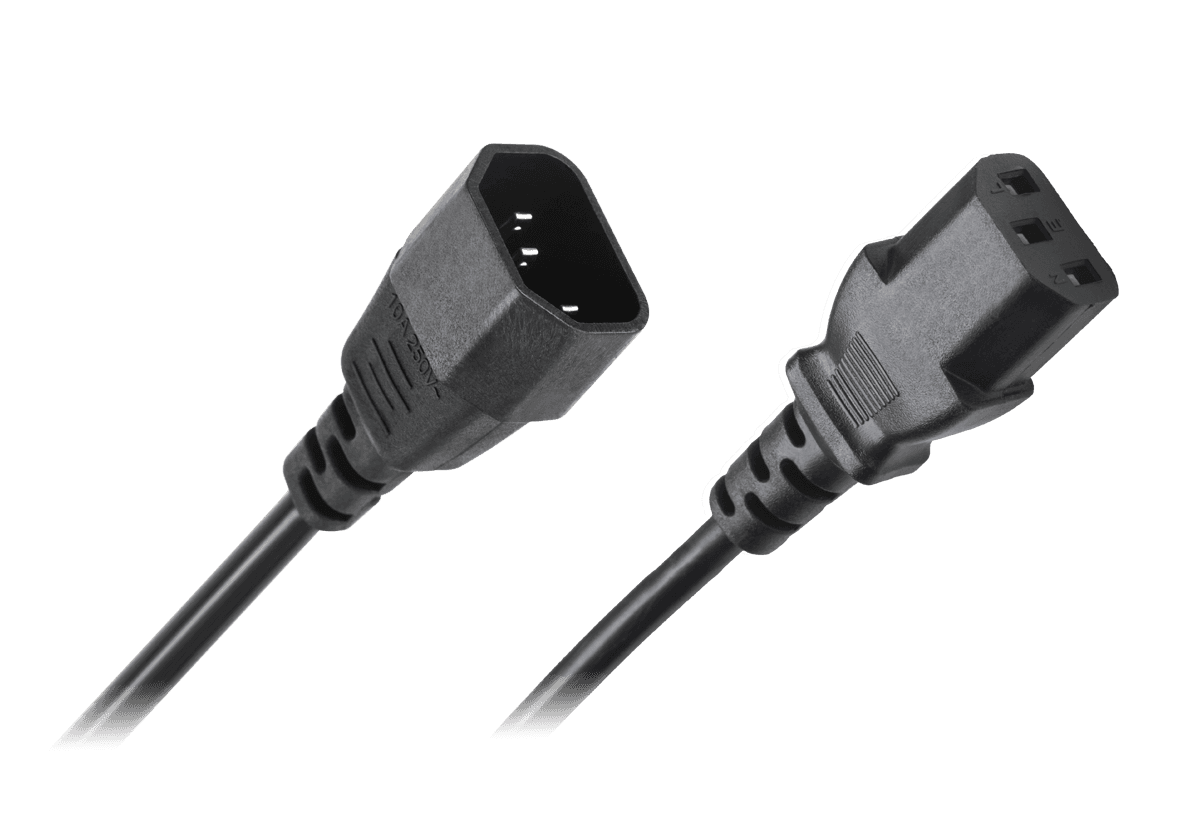 Kabel zasilający AC komputera przedłużacz 1,8m