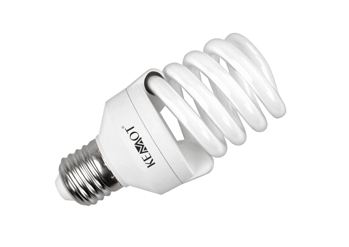 Kompaktowa lampa fluorescencyjna (świetlówka) spirala, 18W E27, 2700K