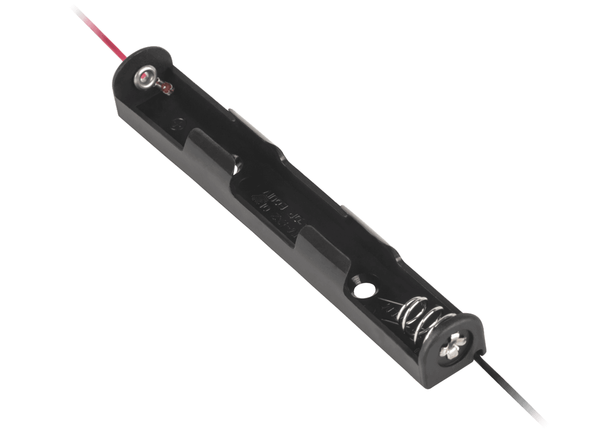 Koszyk na baterie 2xAAA podłużny