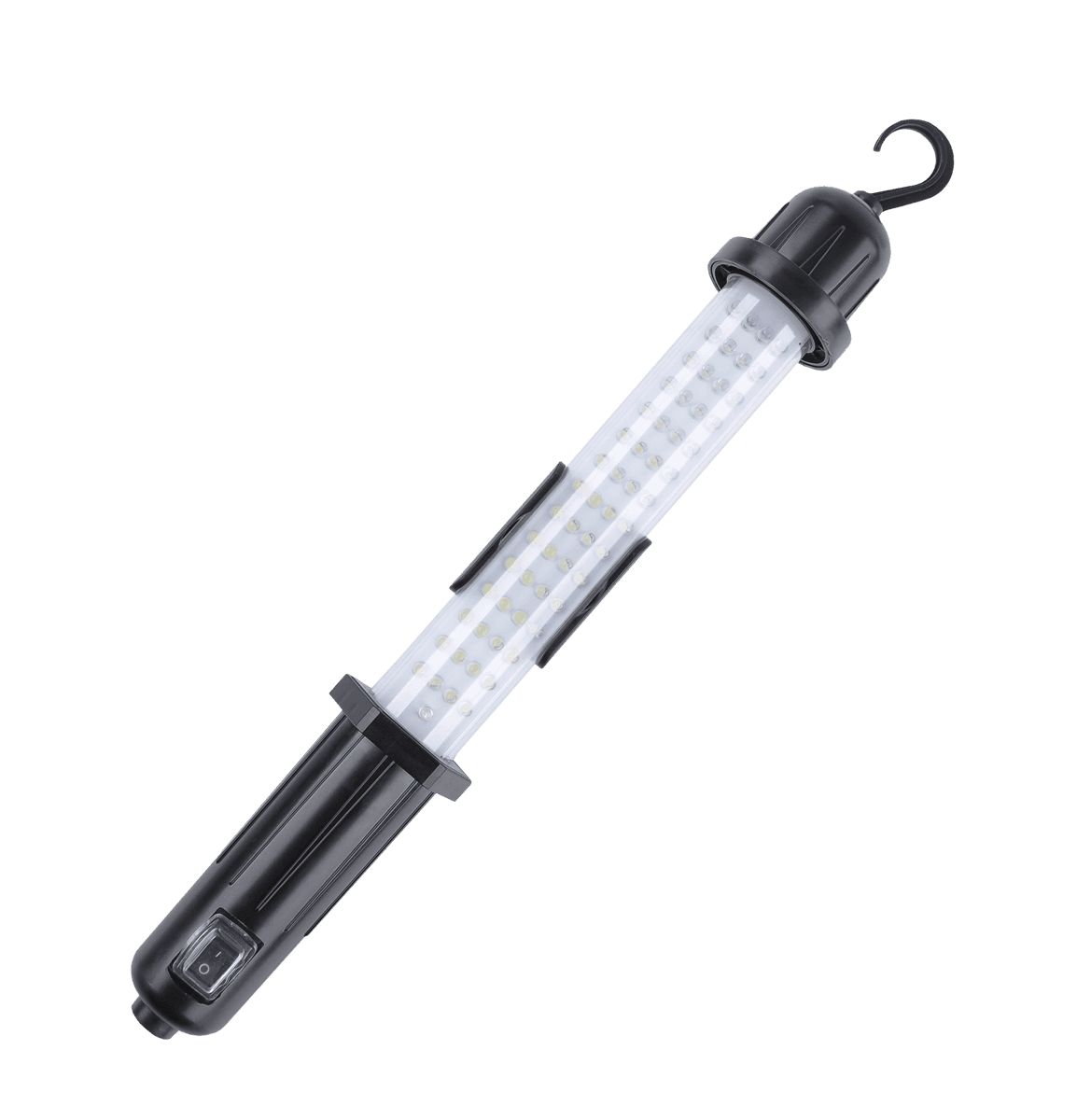 60 LED dirbtuvių lempa su tinklo ir automobilio įkrovikliu