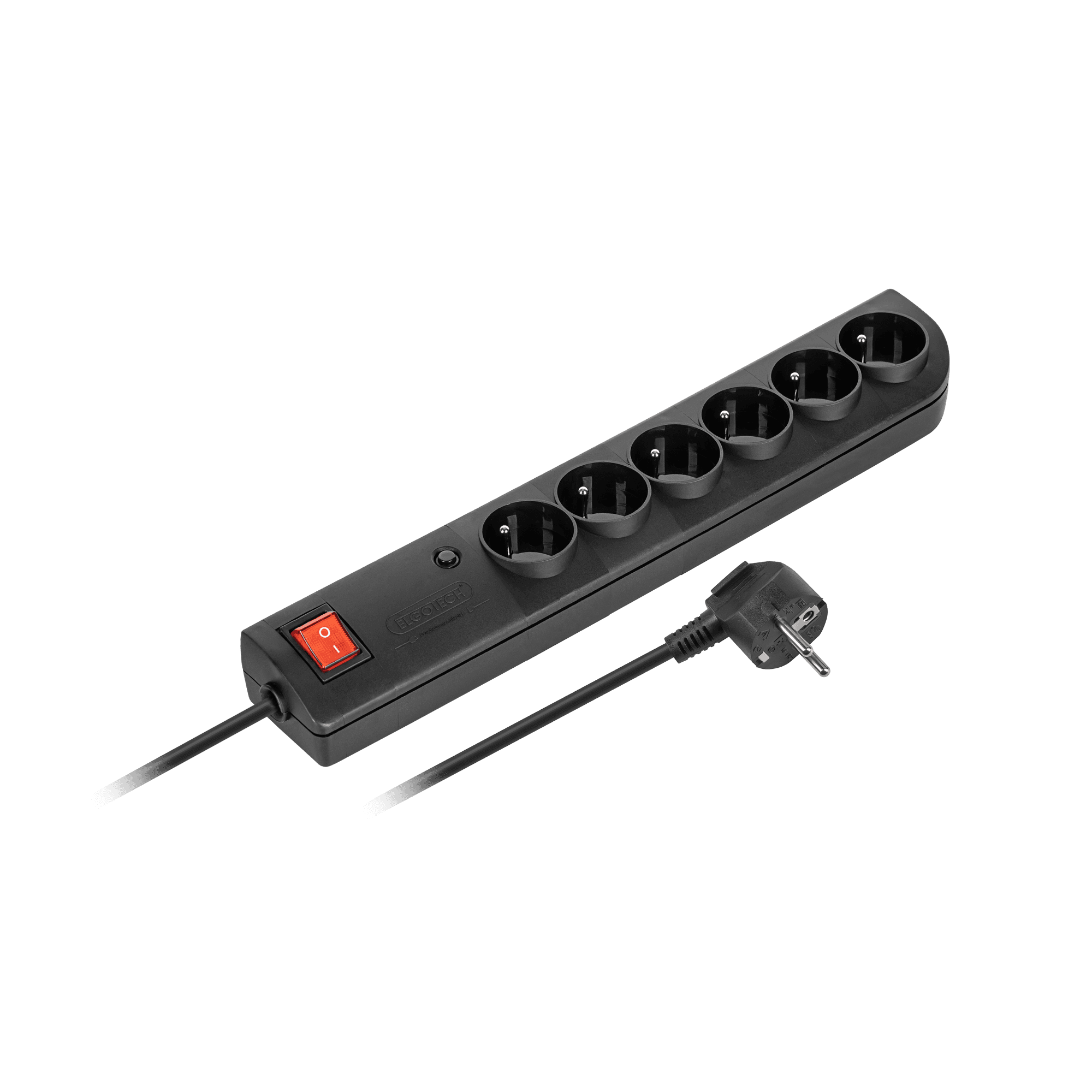 Listwa przeciwprzepięciowa 6xz/u 5m czarna PSF4-605-2