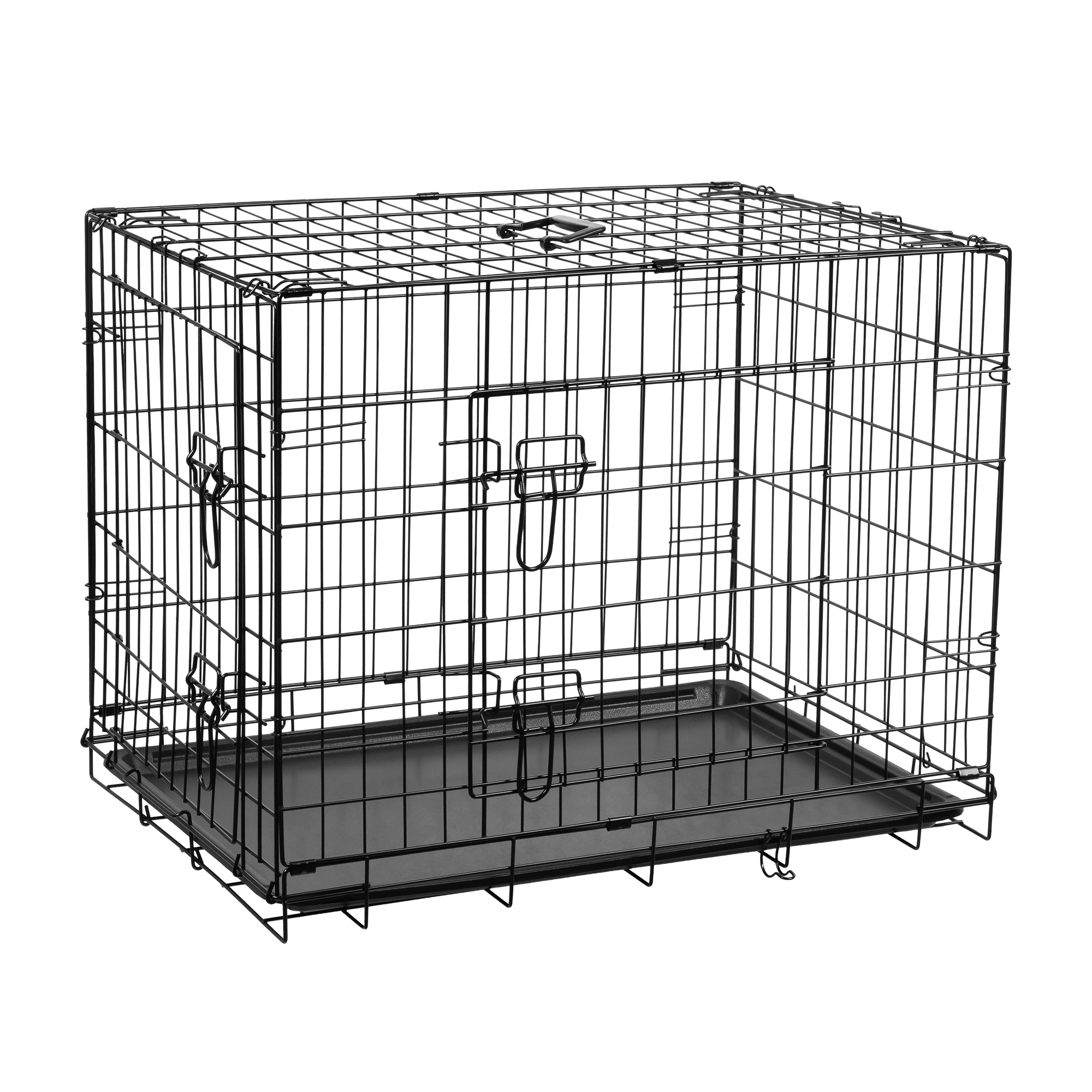 Metalowa klatka dla psa, kojec, rozmiar L 76x53x59 cm , REBEL ANIMALS
