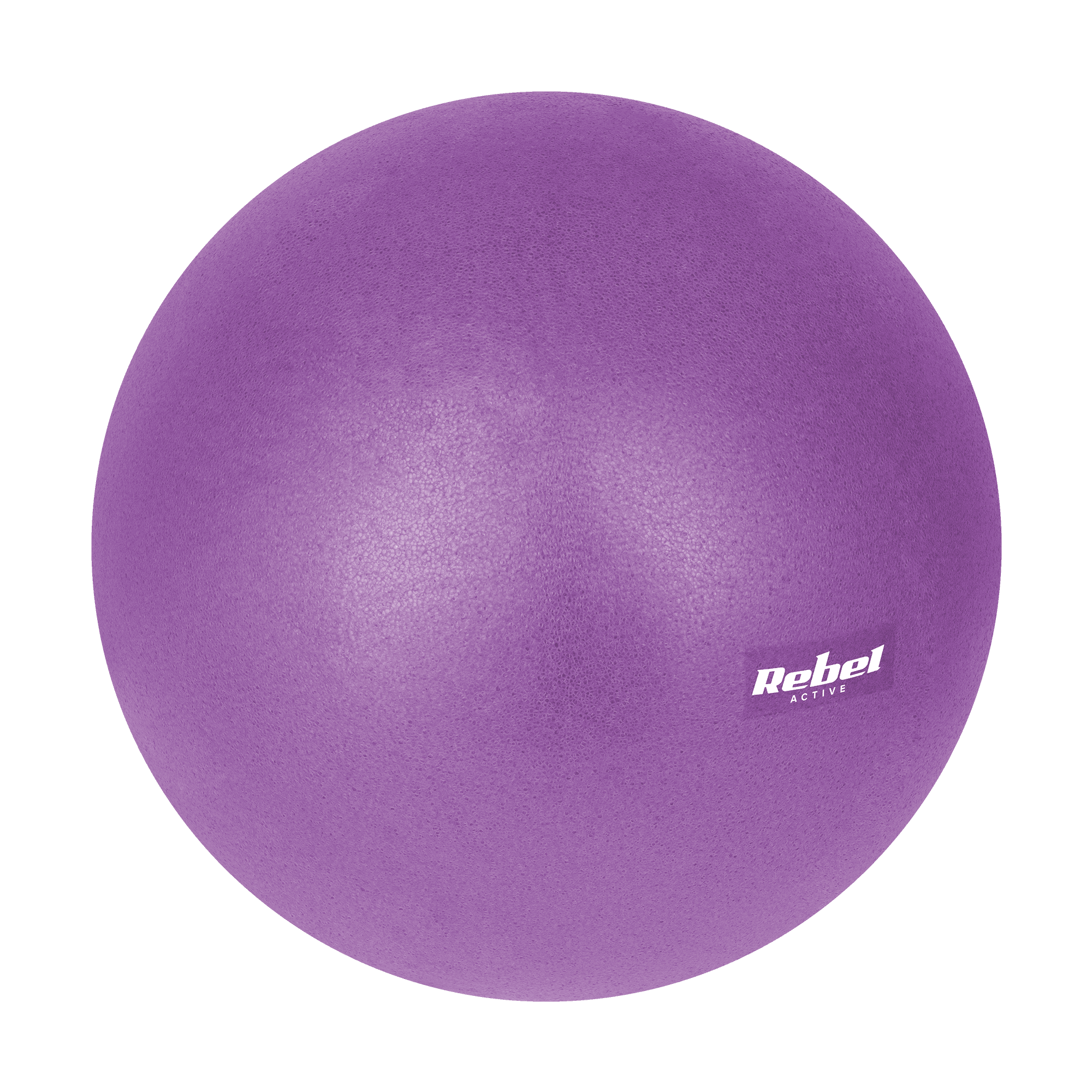 Mini sporto kamuolys pilatams reabilitacijos 25cm, violetinė, REBEL ACTIVE