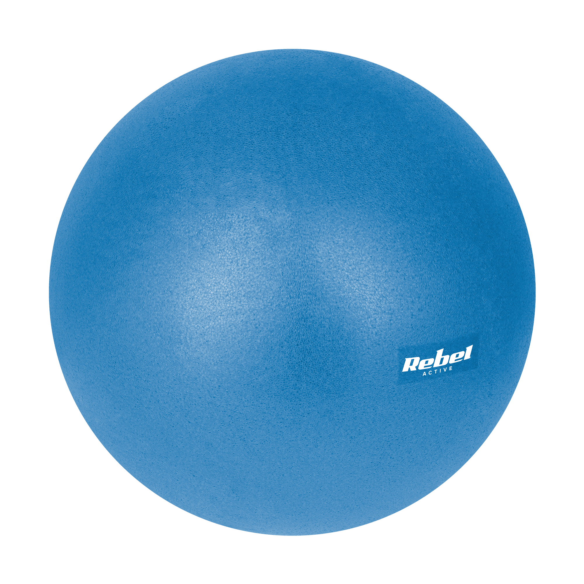 Mini piłka gimnastyczna do pilates rehabilitacyjna 25cm, kolor niebieski , REBEL ACTIVE