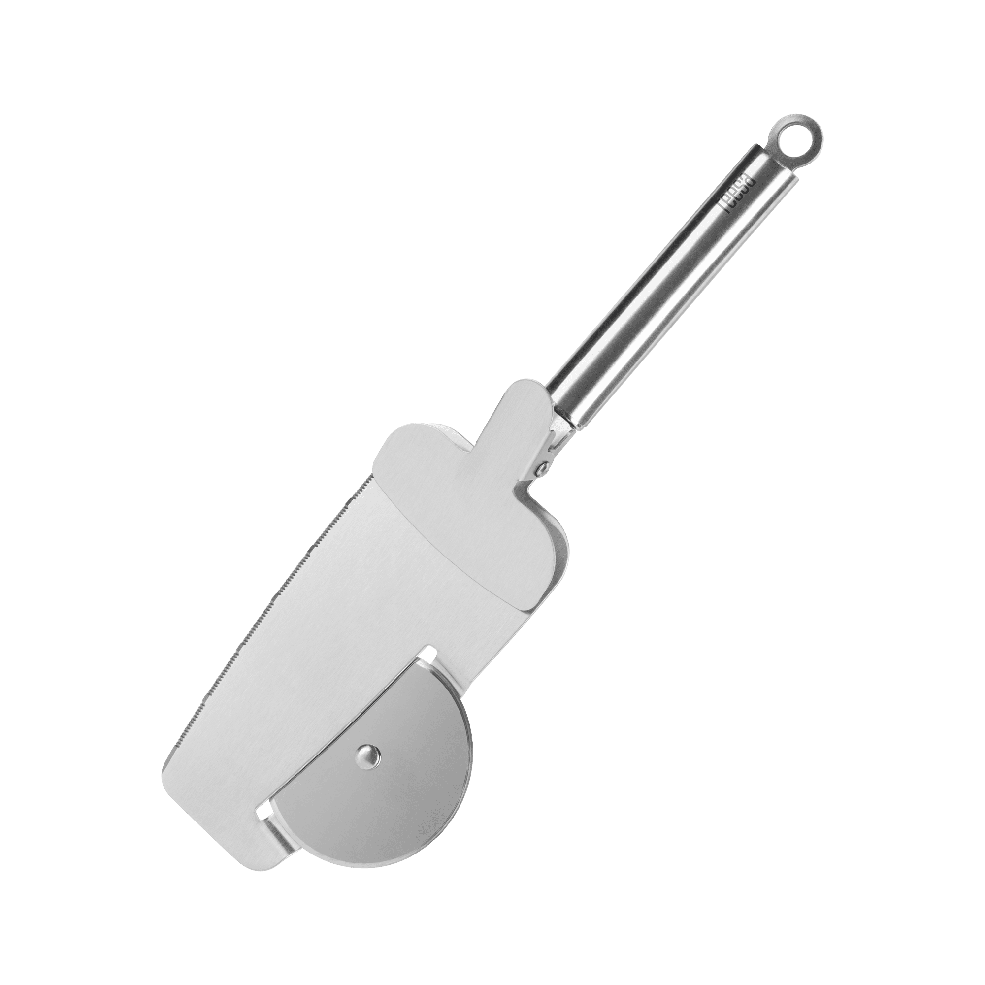 Pizza peilis su pjovimo disko, krašto pjovimo dantis ir gnybtų ašmenys