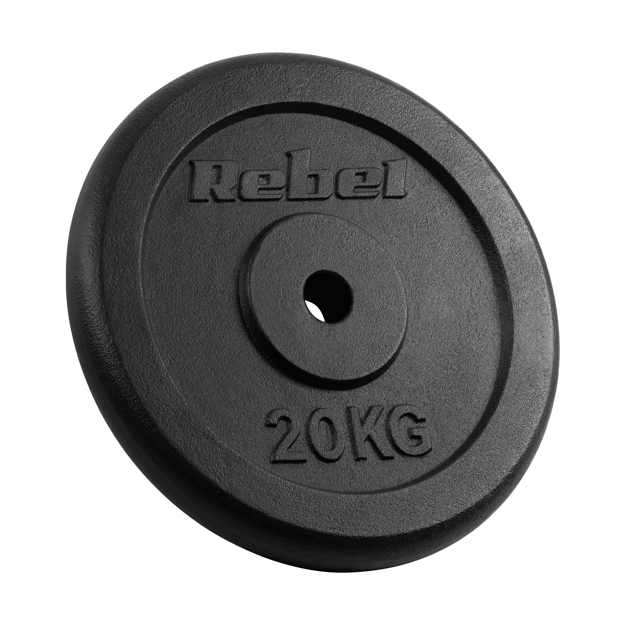 20kg ketaus apkrova, 31mm skylė, klasikinis plokštės, REBEL ACTIVE