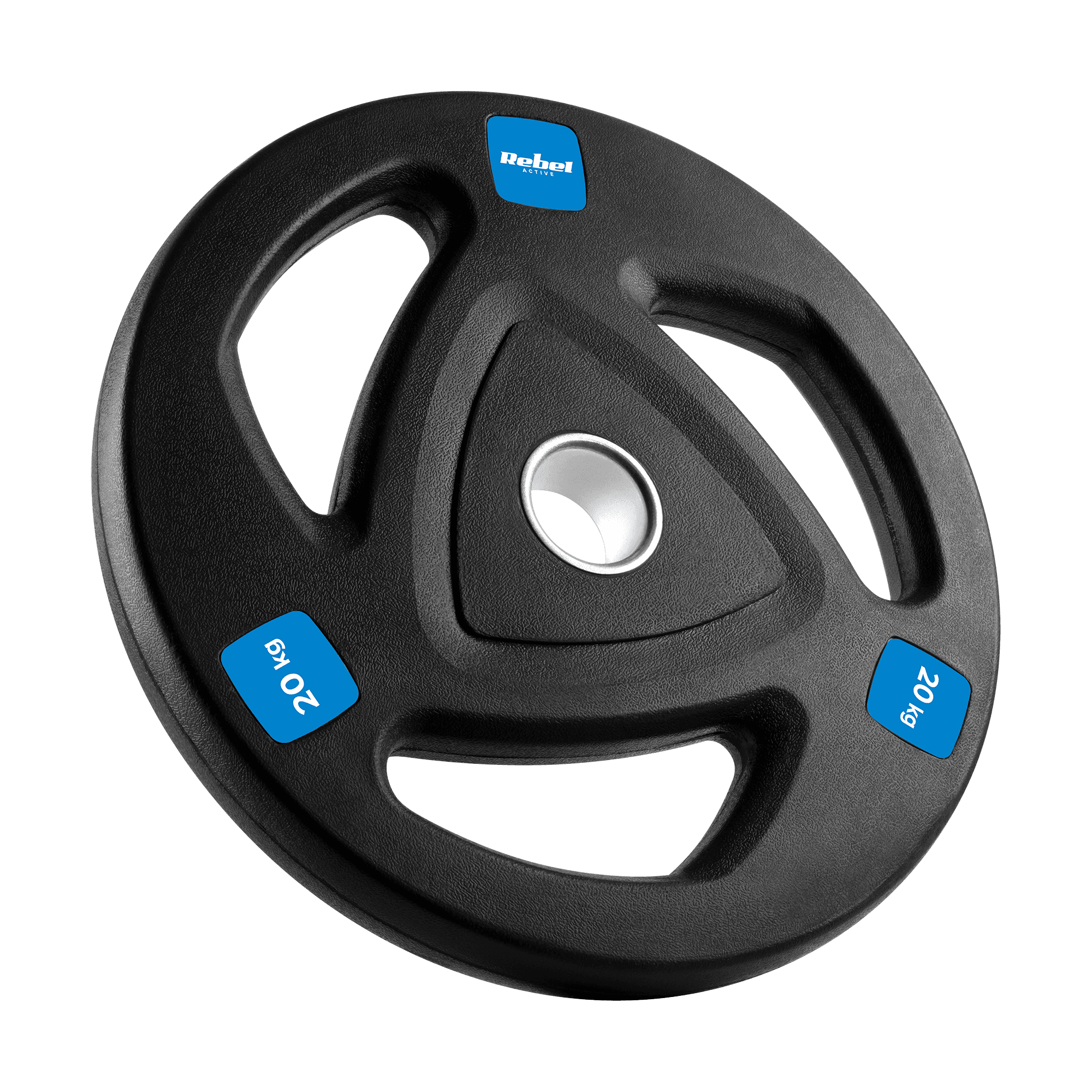 Olimpinis ketaus krūvis trinamas 20kg, skylė 51mm, REBEL ACTIVE