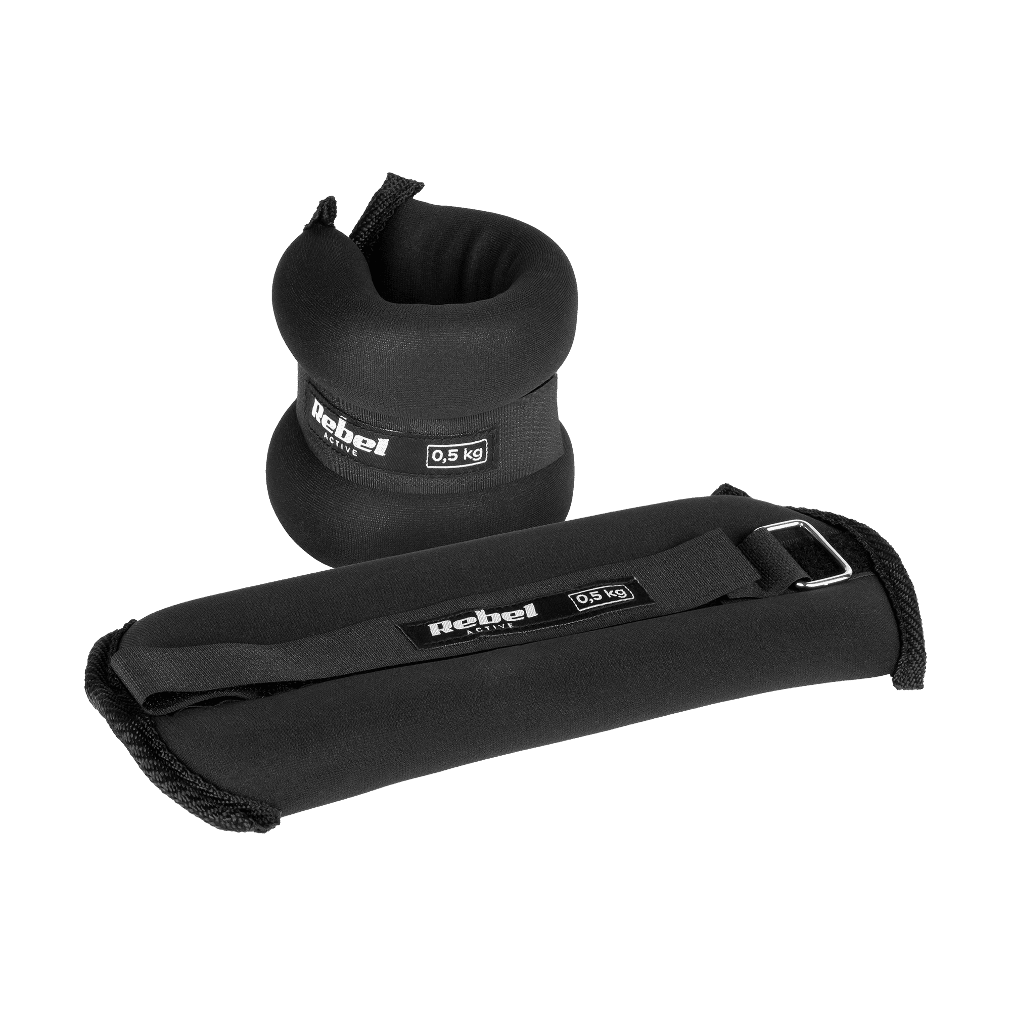 2x0.5kg kulkšnies ir riešo svarmenys, REBEL ACTIVE