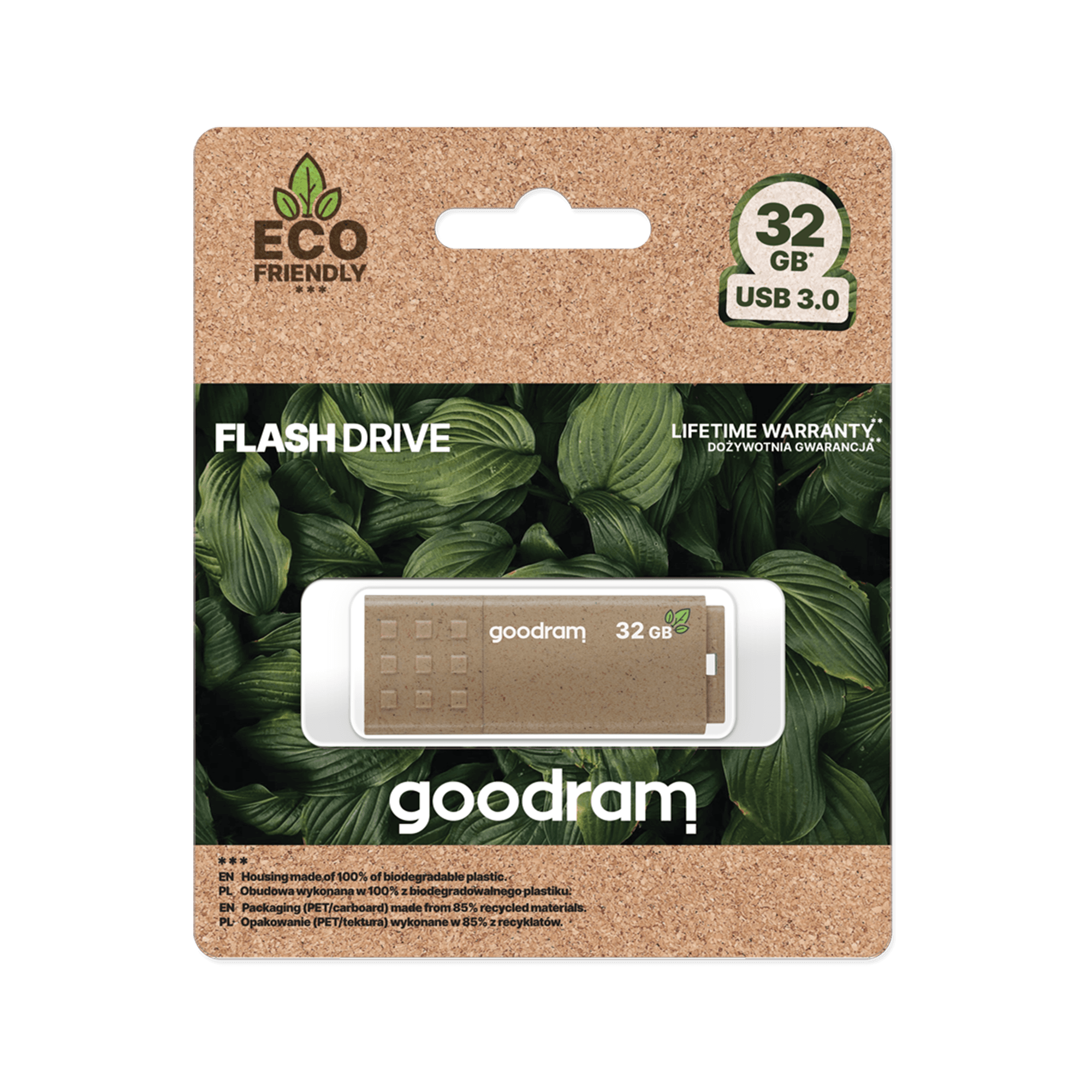 Flash diskas Goodram USB 3.2 32GB ECO FRIENDLY