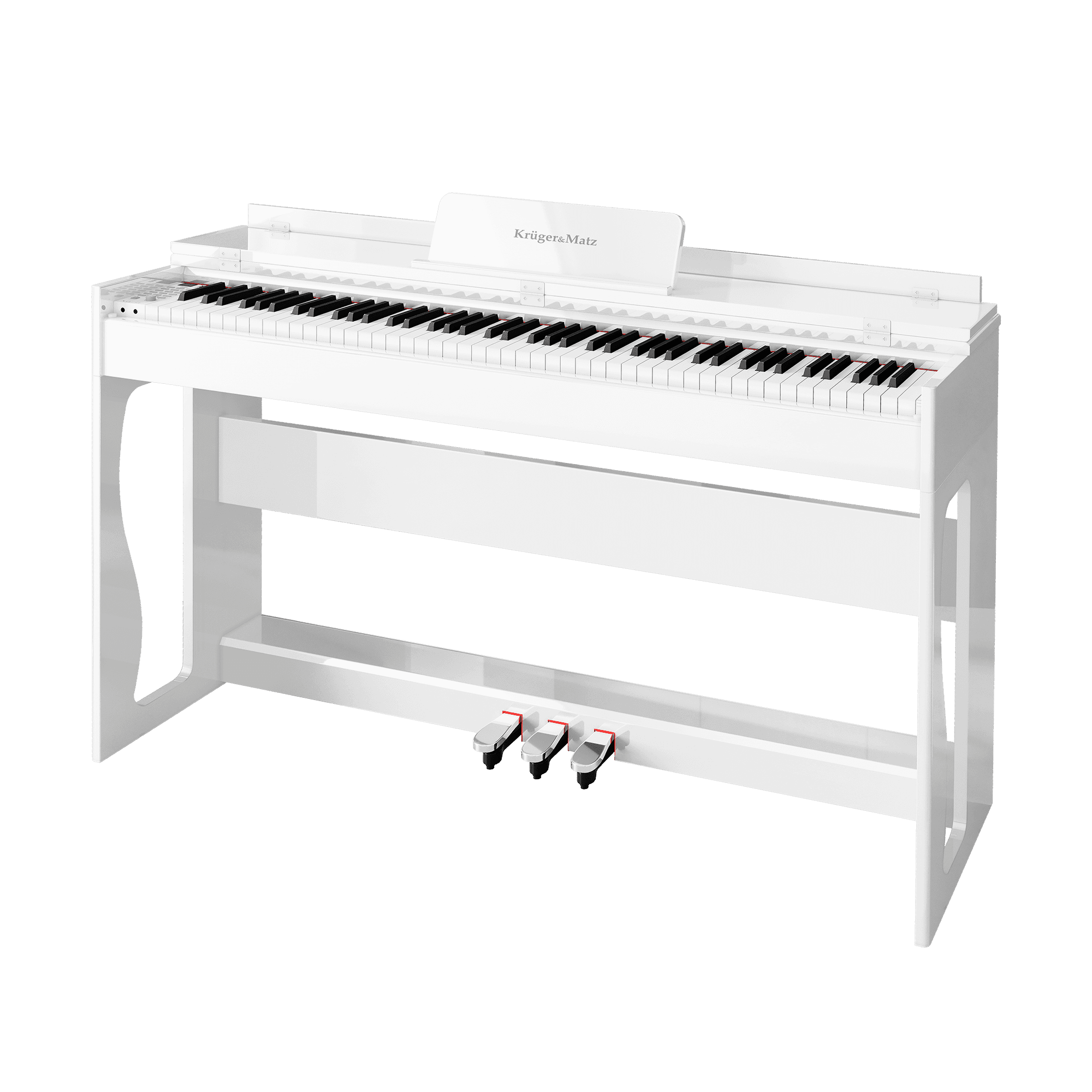 Pianino cyfrowe Kruger&Matz KMDP-135 , kolor biały połysk
