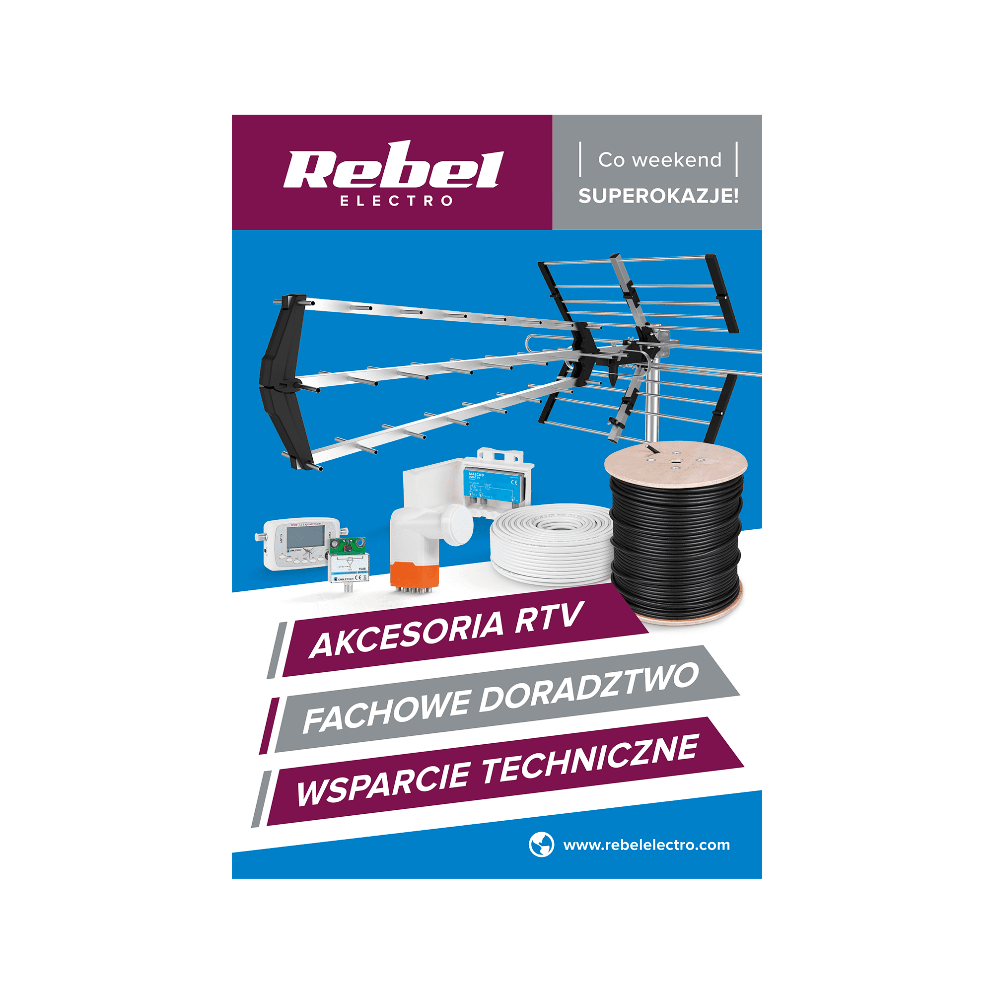 Poster Rebel Electro - priedai RTV