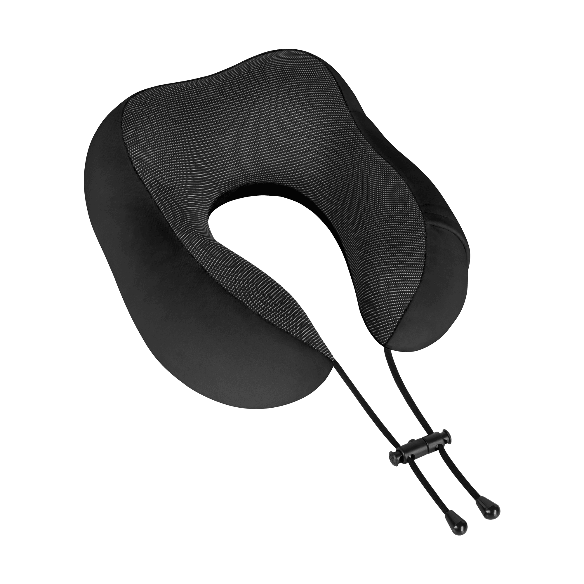 Turistinis pagalvėlė - keliauti su putų MEMORY, RBEL AKTYVUS, juoda