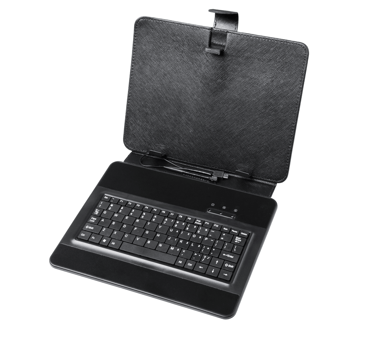 9,7 colių tabletės dangtelis su mini USB klaviatūra