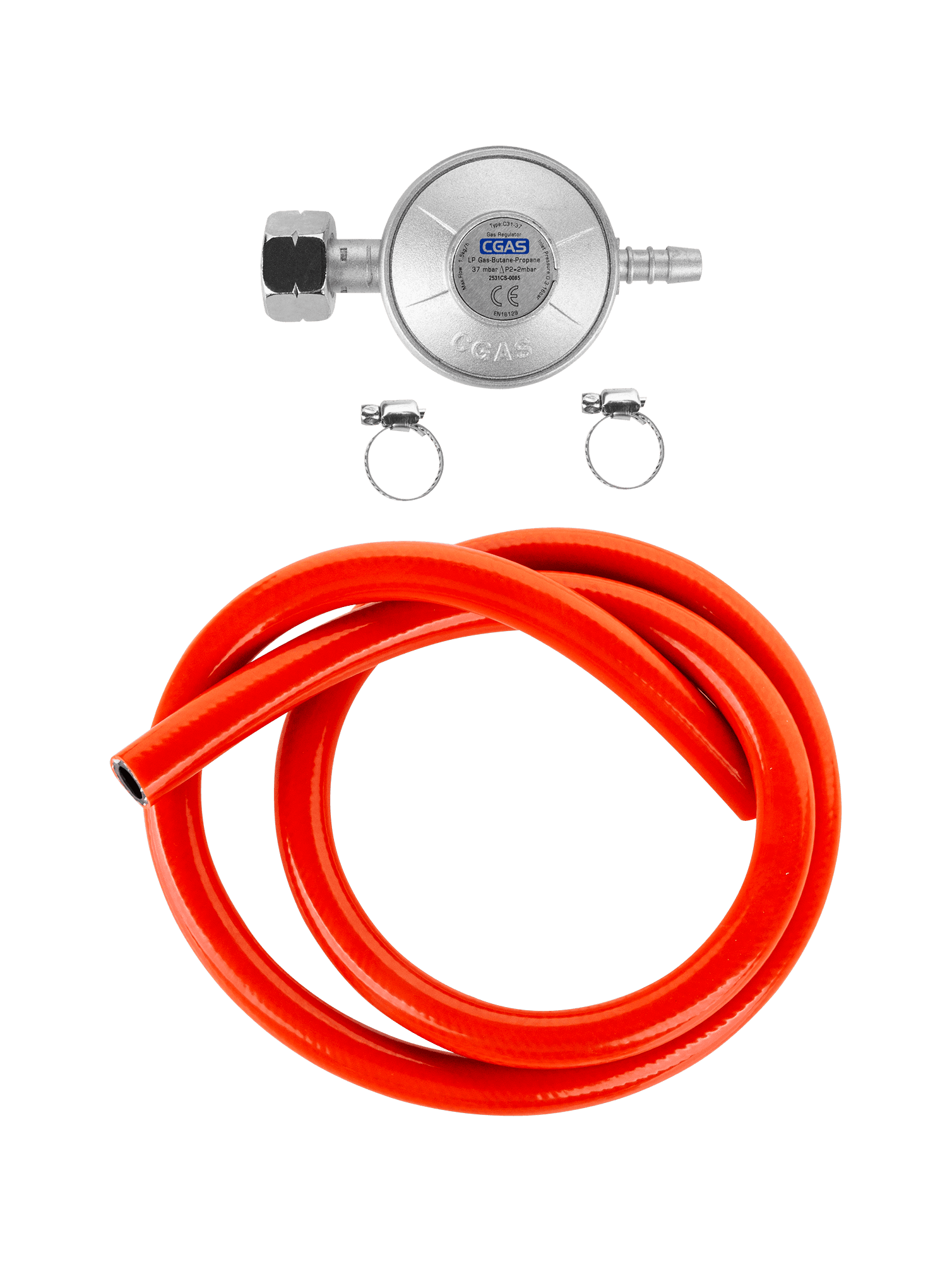 Reduktor gazowy do grilla (reduktor+wąż+opaski)