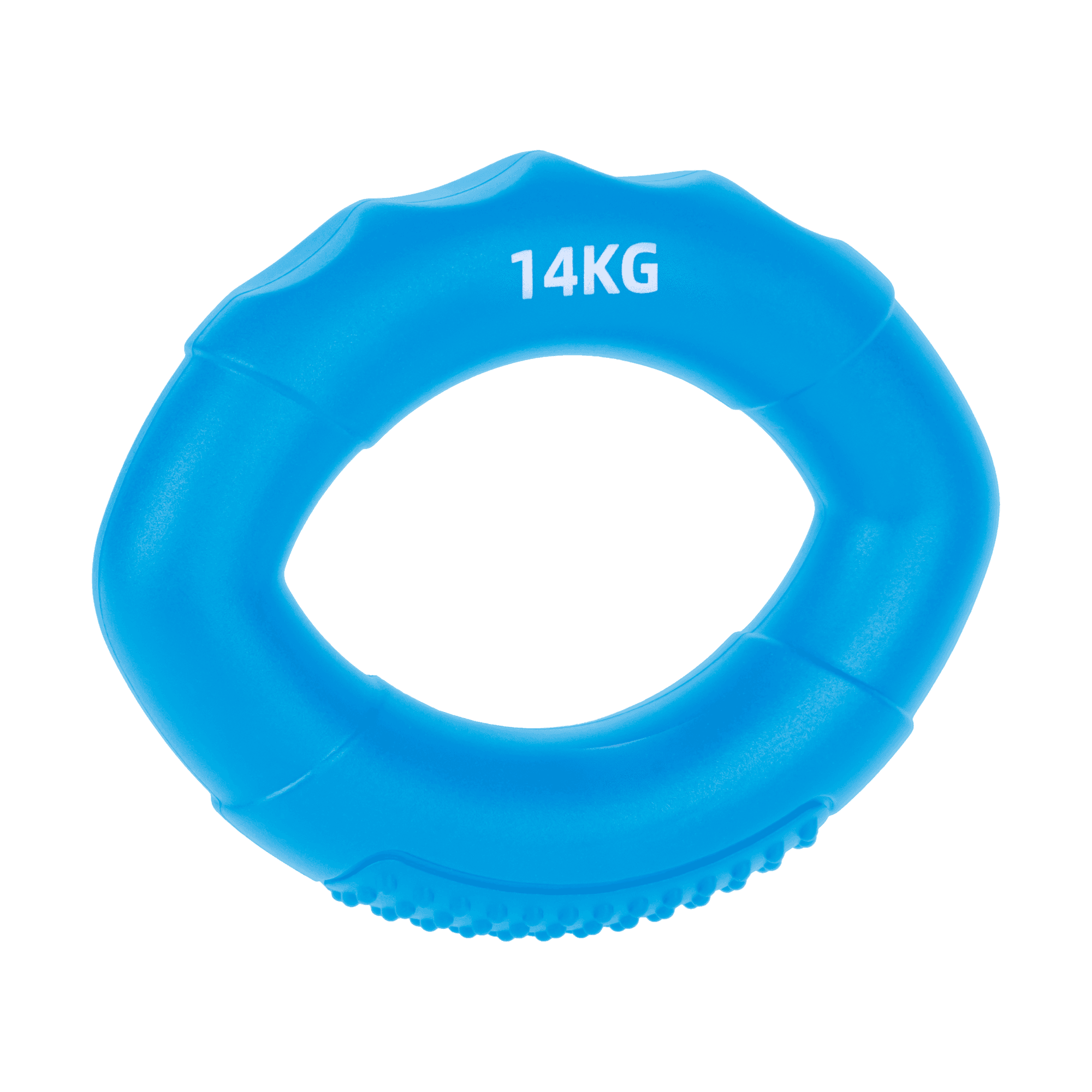 Silikonowy ściskacz do rąk do rehabilitacji rąk, 0 - 14 kg , niebieski , REBEL ACTIVE